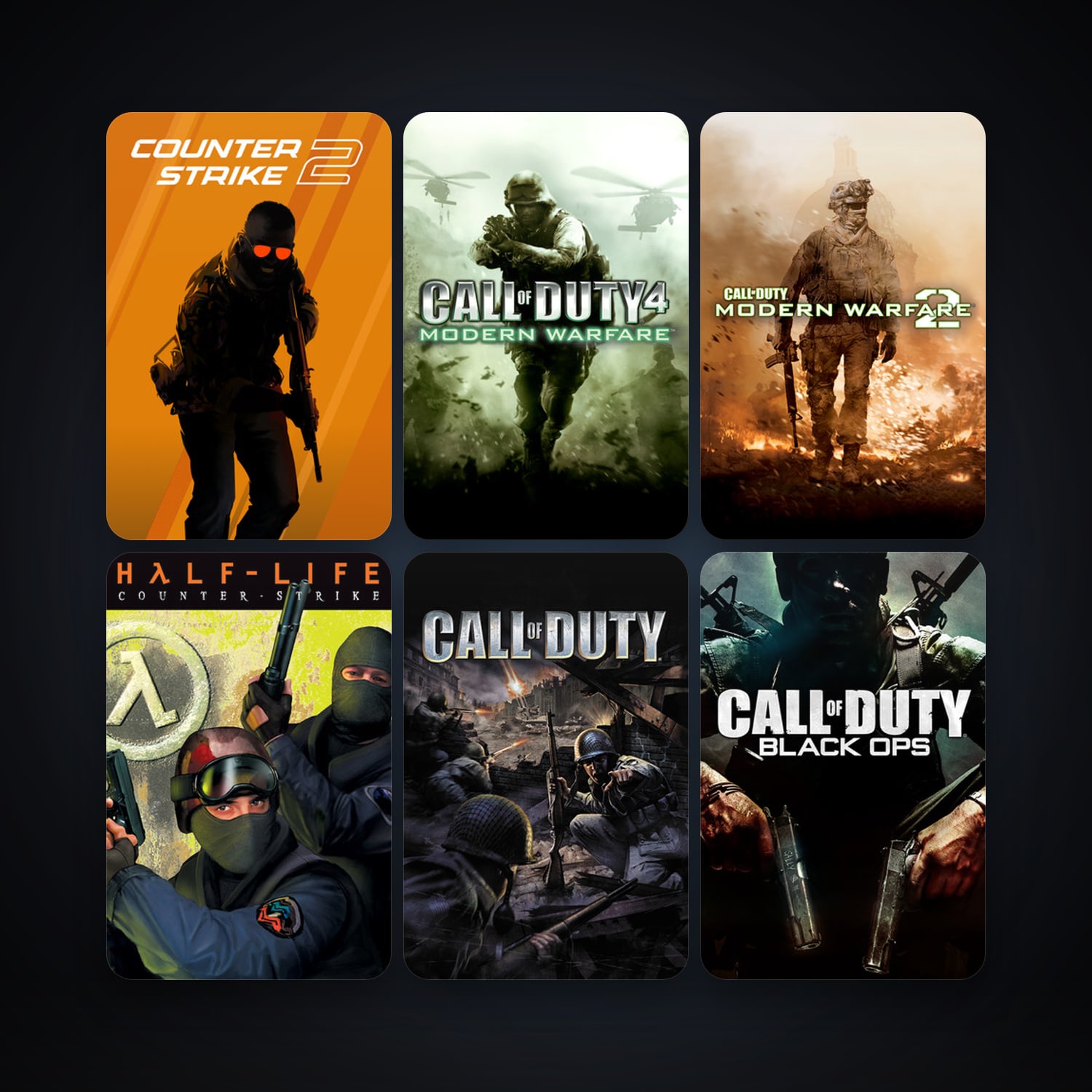 CS2 Prime + Call of Duty 4: Modern Warfare, 32 games, Steam 11, clean — HabibiAccounts