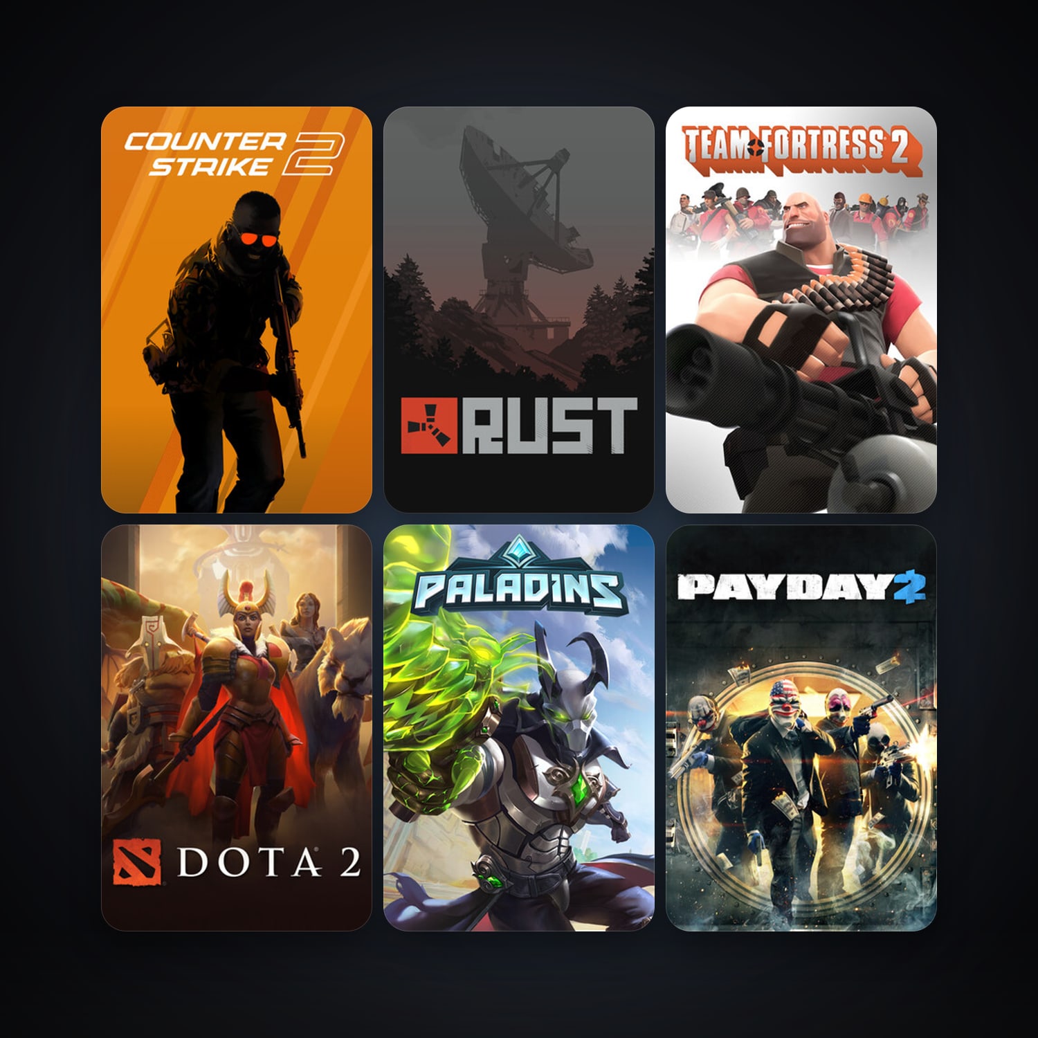 Counter-Strike + Team Fortress Classic, 74 games, Steam 16, clean — HabibiAccounts