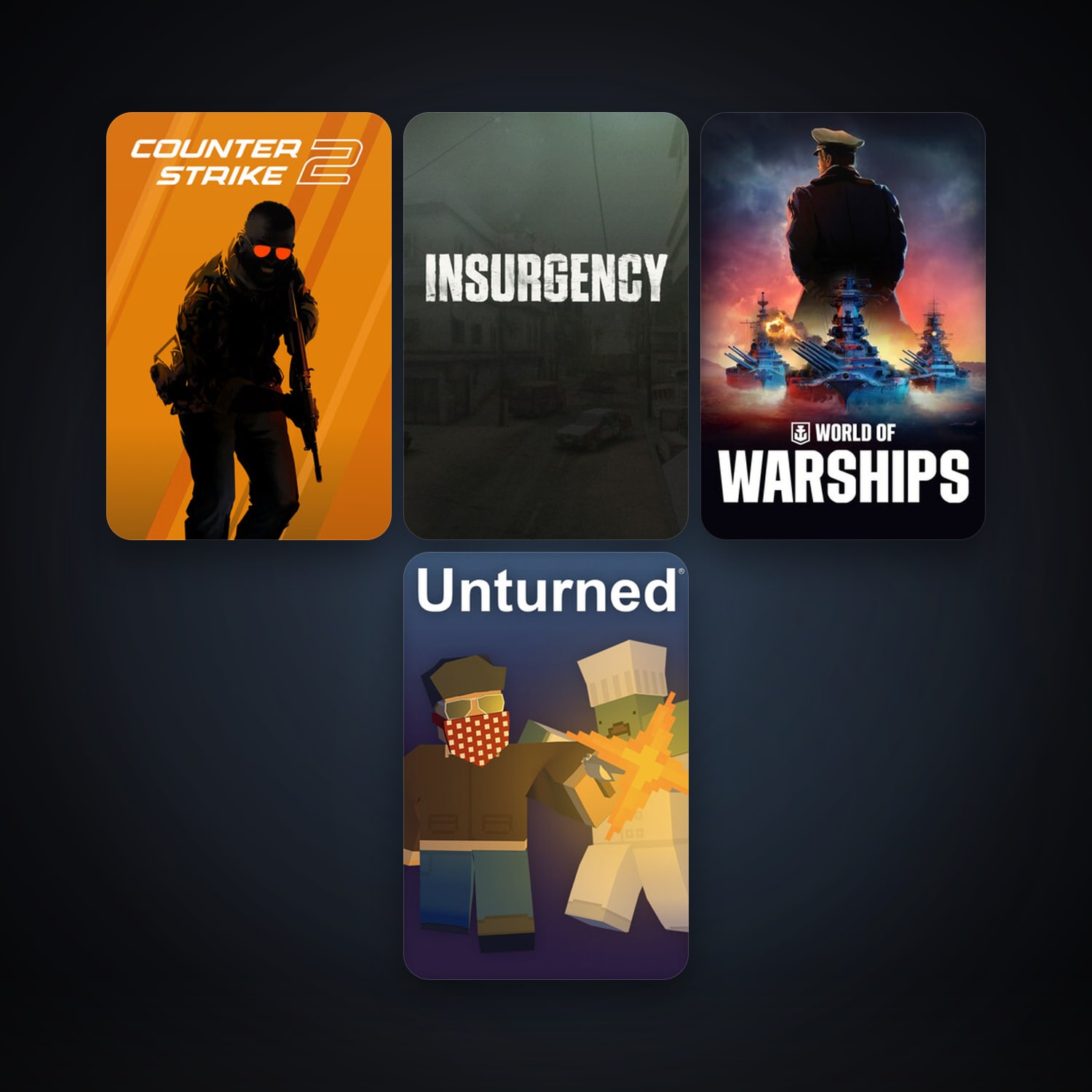 CS2 Prime + Insurgency, 6 games, clean — HabibiAccounts