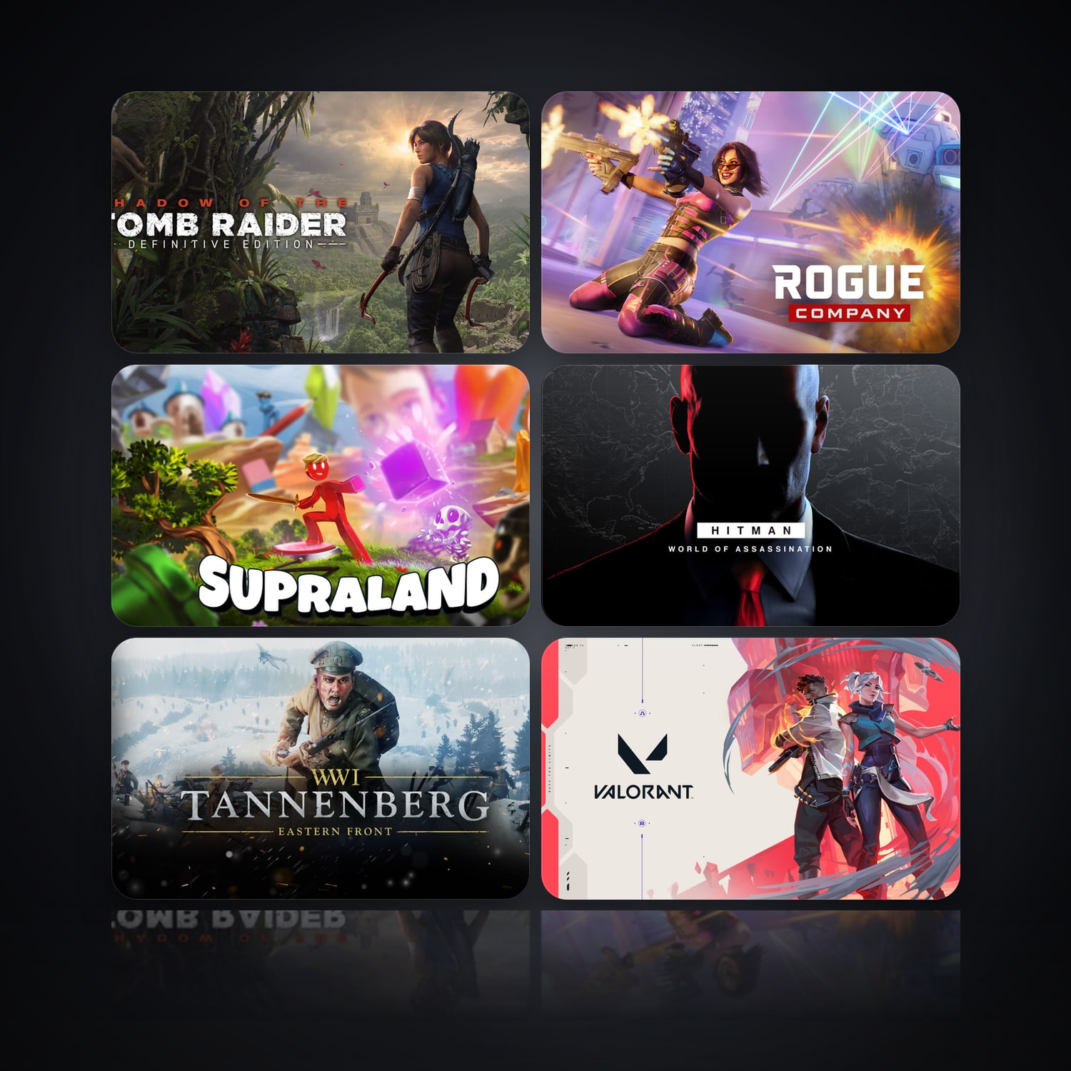 Shadow of the Tomb Raider: Definitive Edition & Rogue Company | 47 Games — HabibiAccounts