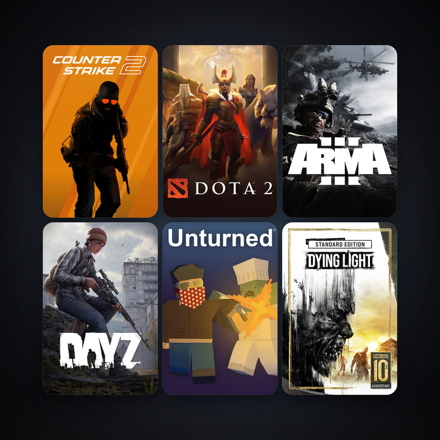 Dota 2 + CS2 Prime, 28 games, Steam 11, clean — HabibiAccounts