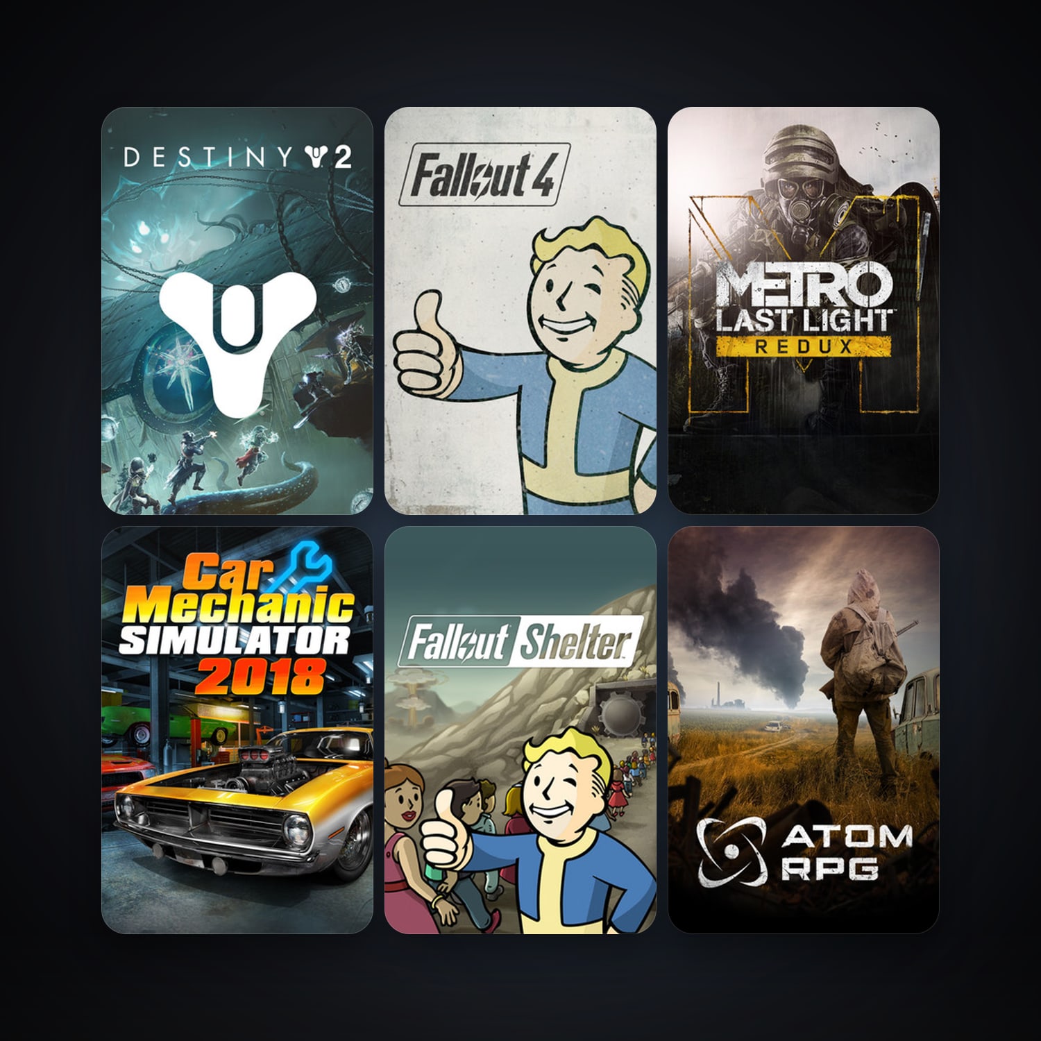 Metro 2033 Redux + Metro: Last Light Redux, 11 games, clean — HabibiAccounts