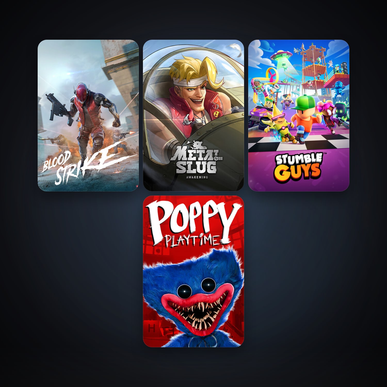 Stumble Guys + Poppy Playtime, 15 games, clean — HabibiAccounts