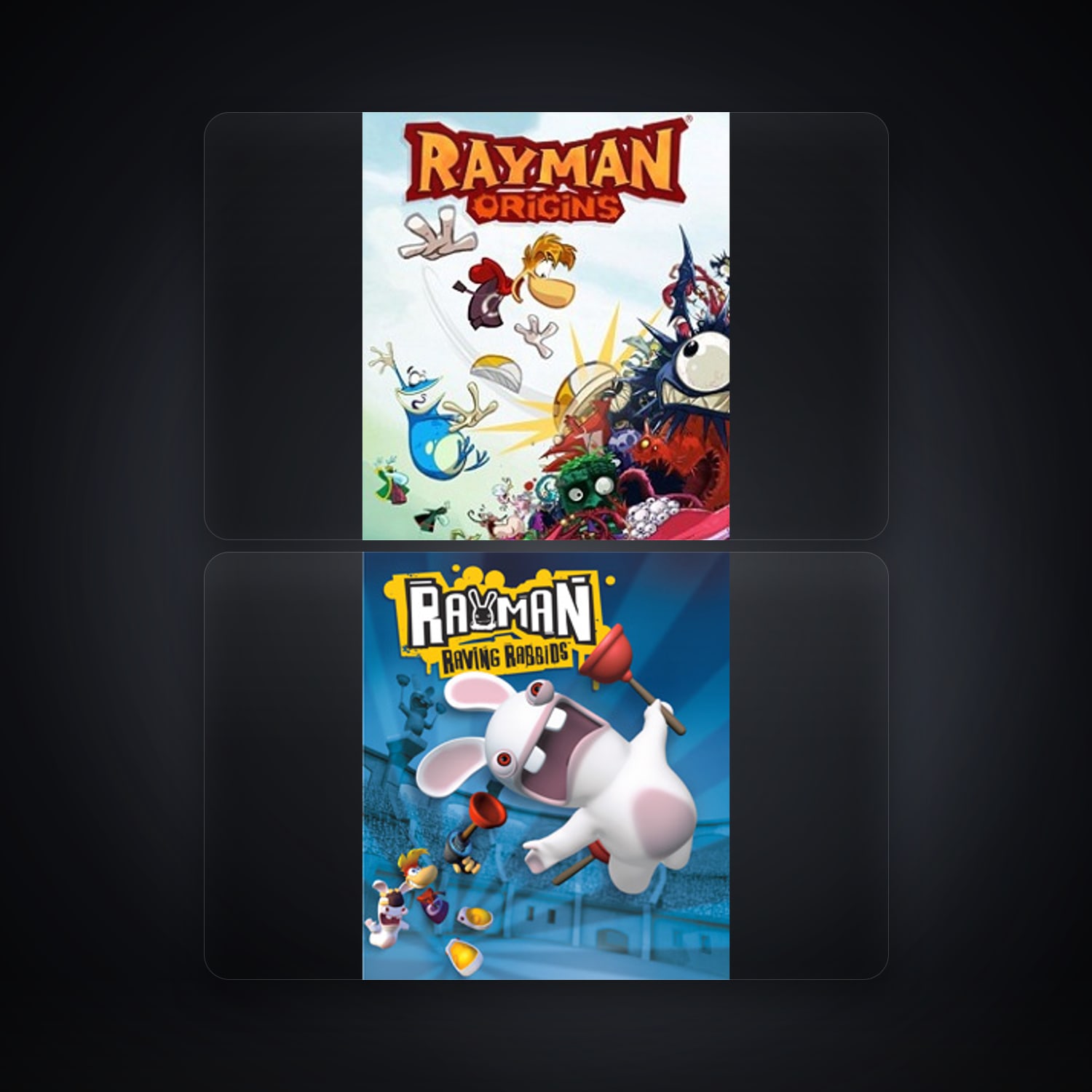 Ubisoft Rayman Origins + Rayman Raving Rabbids — PE — HabibiAccounts