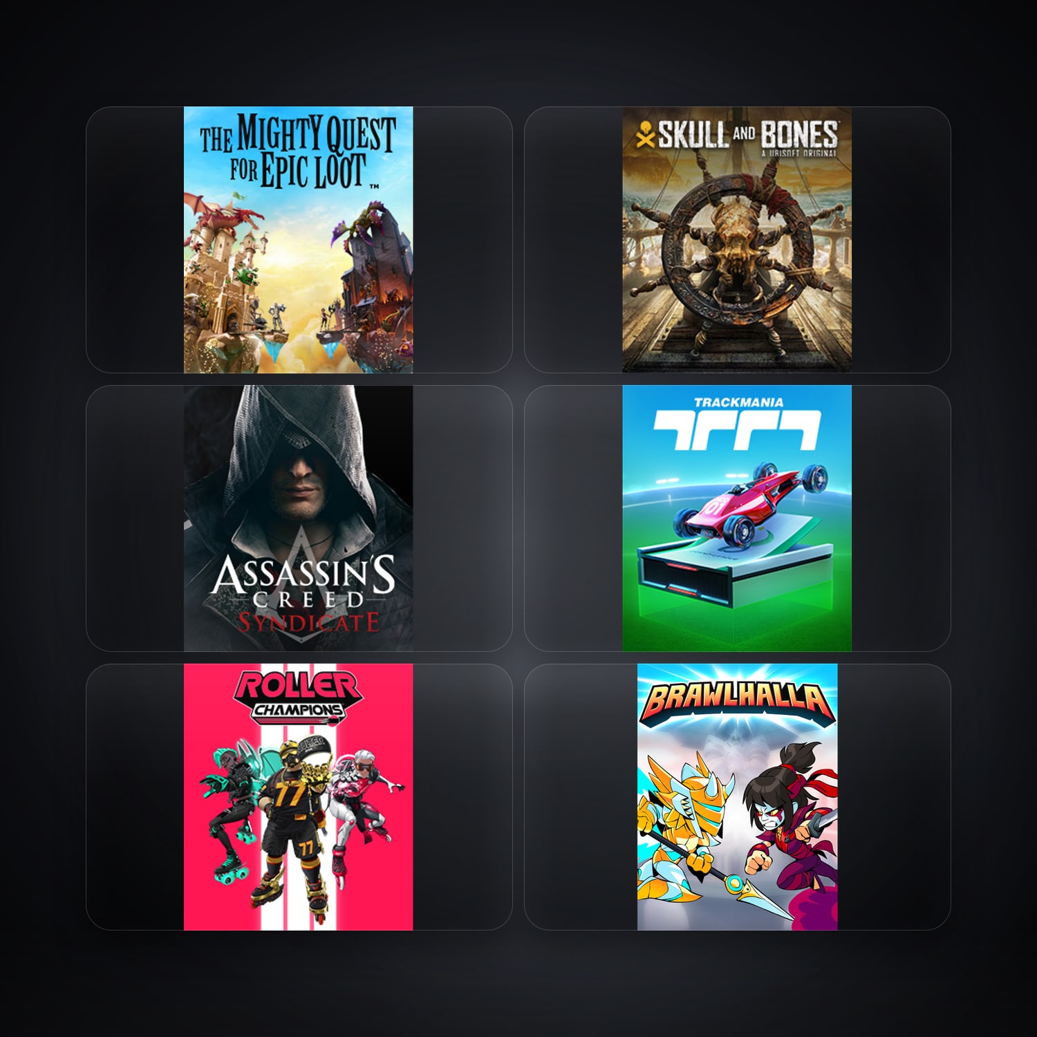 Ubisoft The Mighty Quest for Epic Loot + Skull and Bones — MX — 6 games — HabibiAccounts