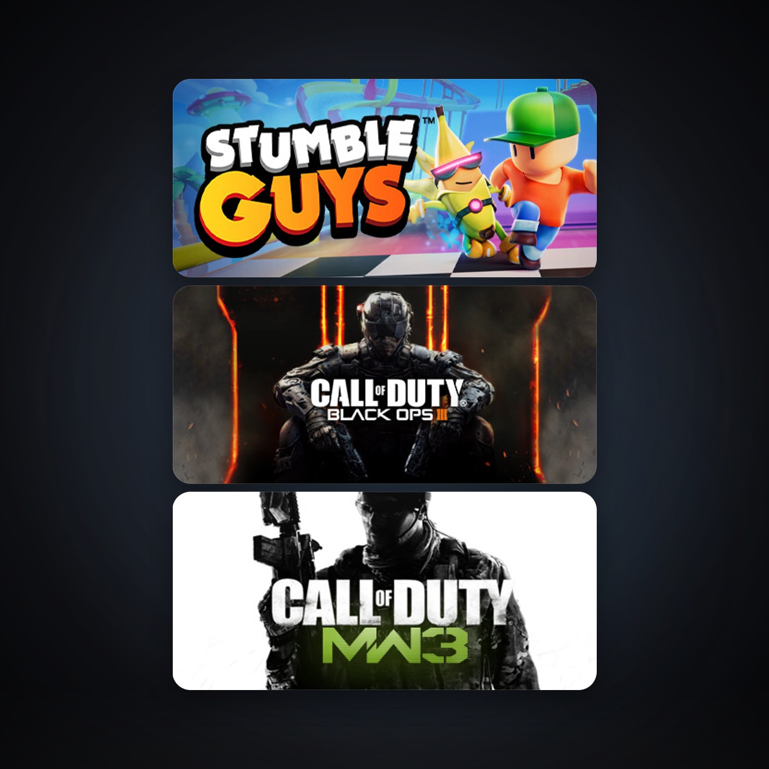 هالحساب ستيم فلين، Call of Duty: Modern Warfare 3 - Multiplayer وCall of Duty: Black Ops III، 6 لعبة، صامد واضح — HabibiAccounts