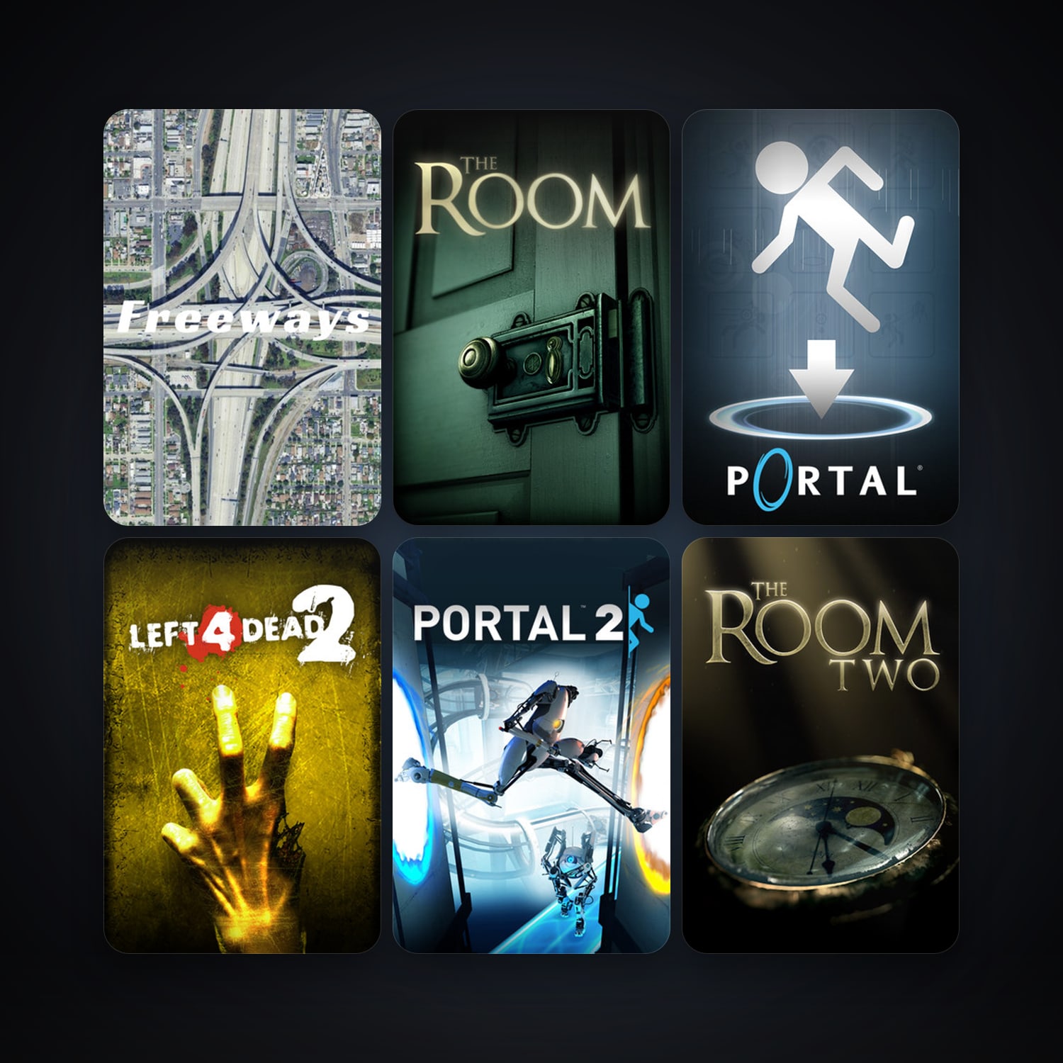 Portal + Left 4 Dead 2, 10 games, clean — HabibiAccounts
