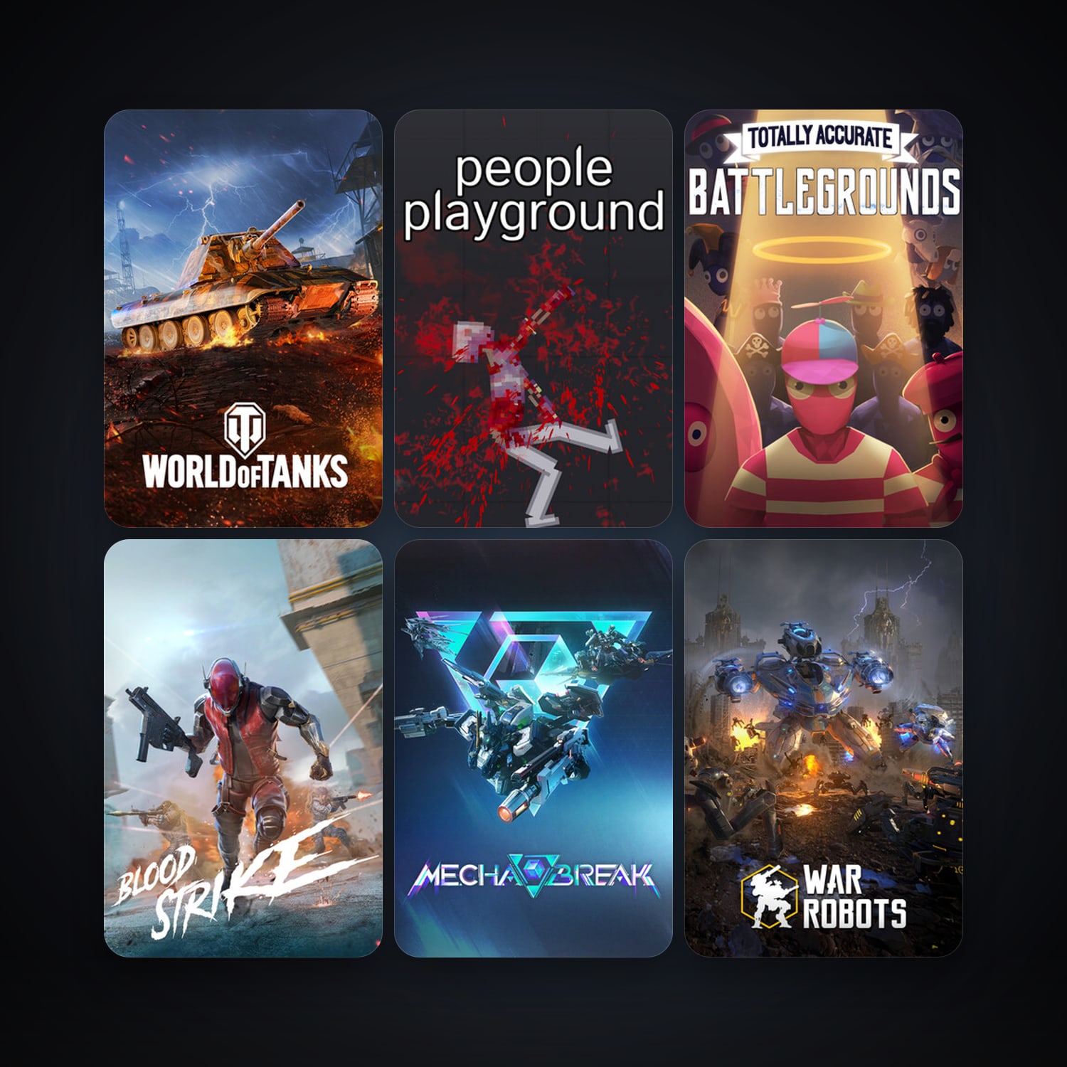 House Flipper + War Robots, 12 games, clean — HabibiAccounts