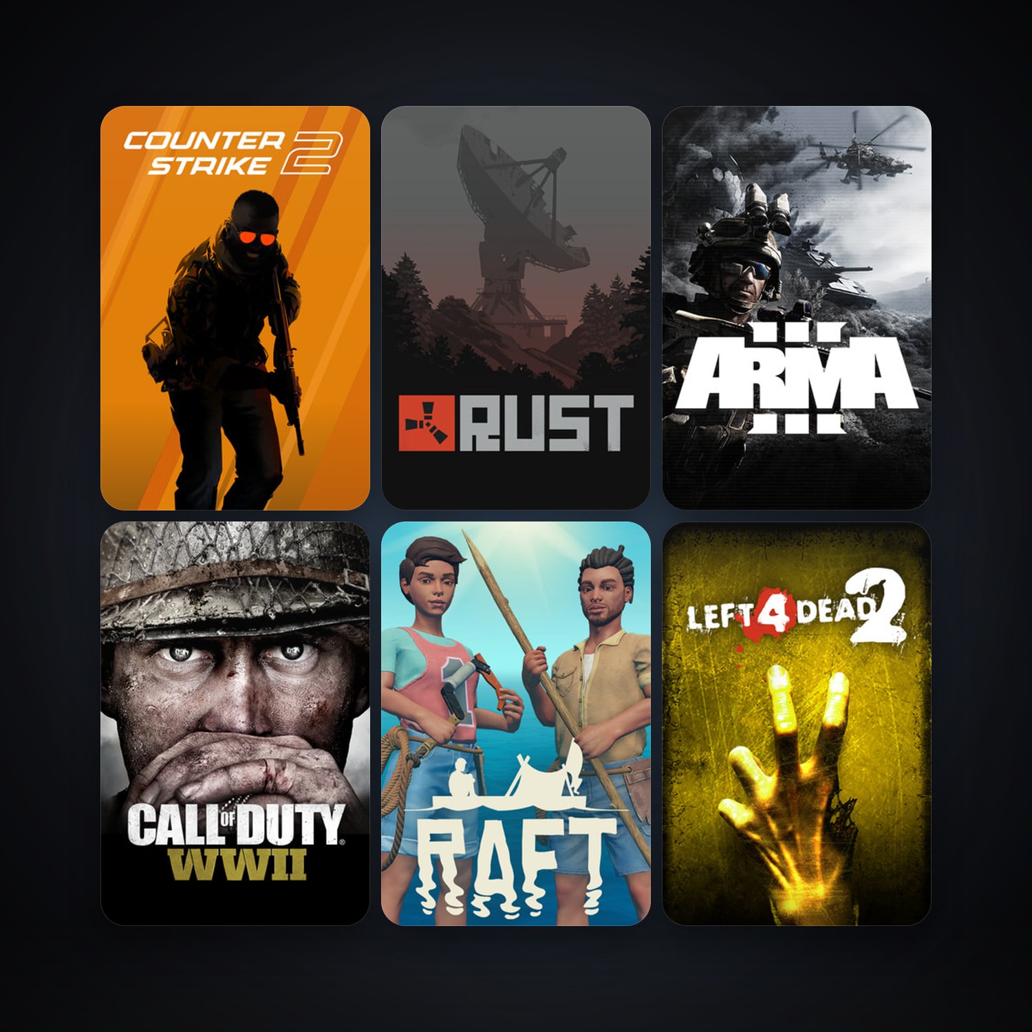 Portal + Left 4 Dead 2, 23 games, Steam 18, clean — HabibiAccounts