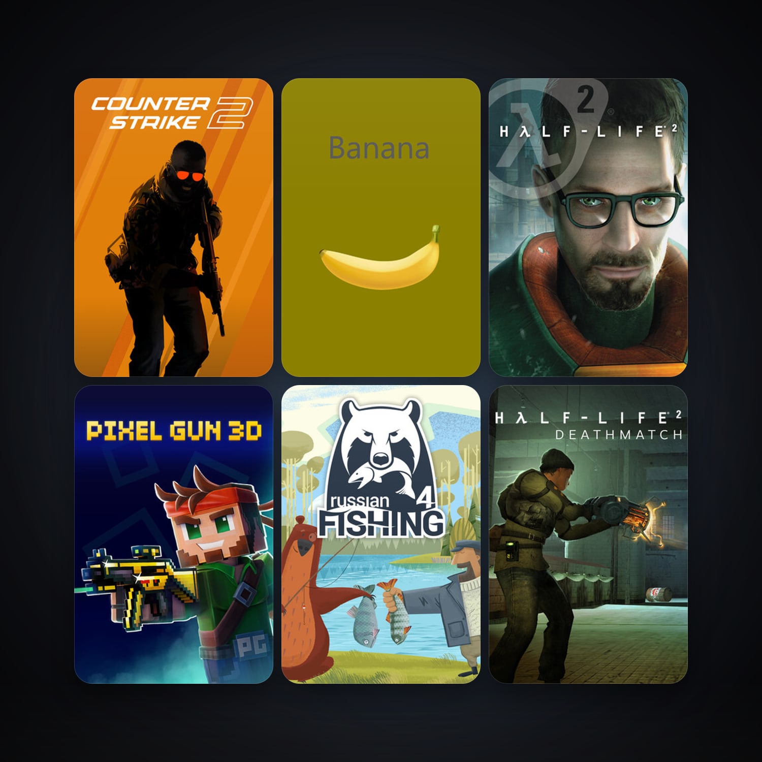 Half-Life 2 + Half-Life 2: Deathmatch, 10 games, clean — HabibiAccounts