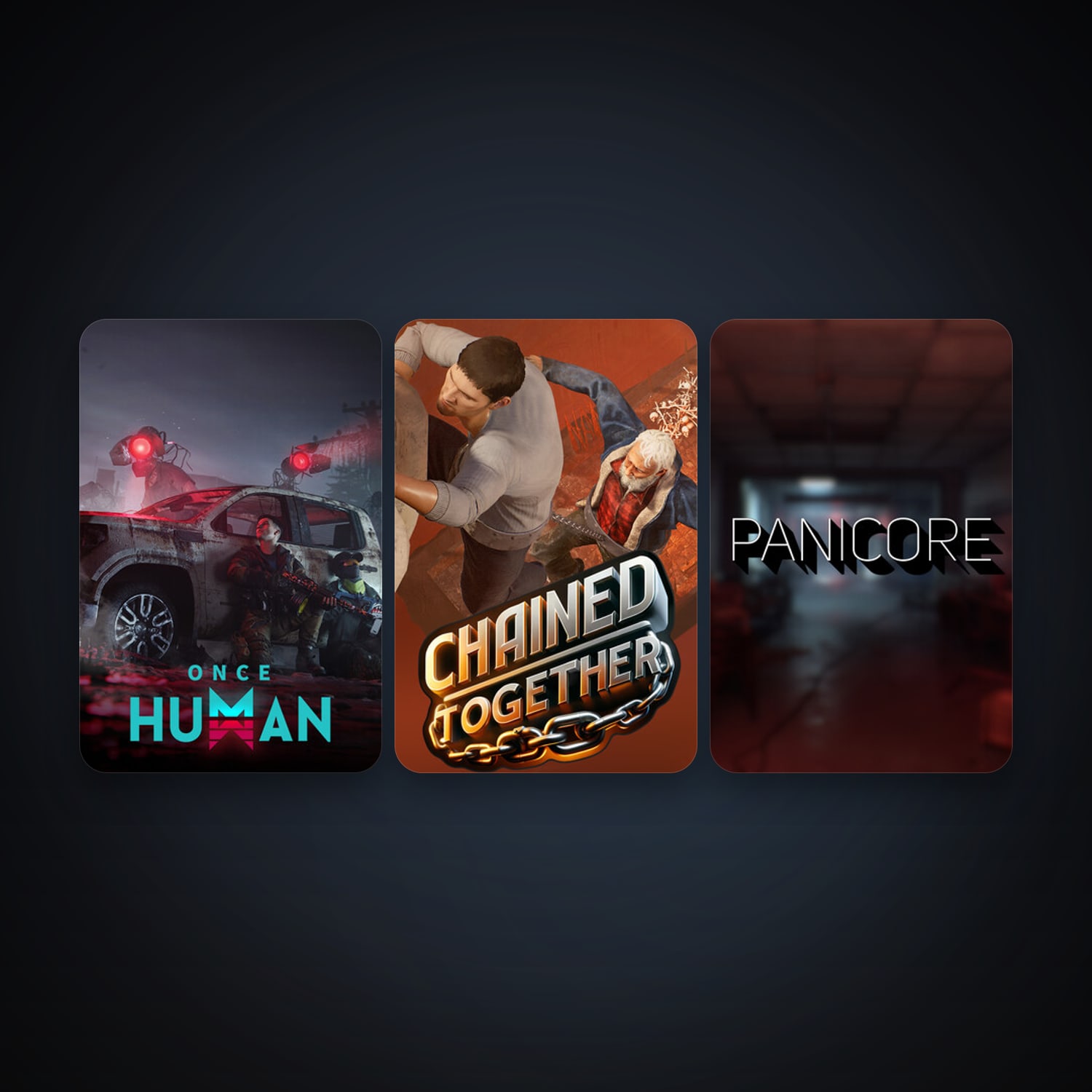 Once Human + Chained Together, 8 games, clean — HabibiAccounts