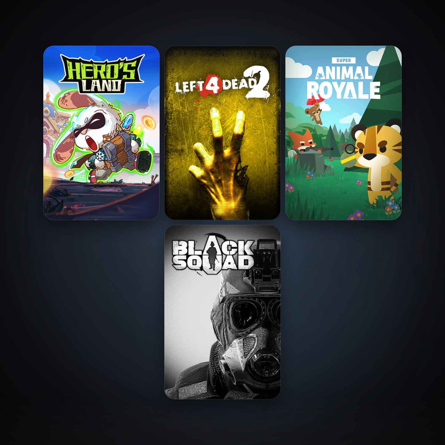 Left 4 Dead 2 + Black Squad, 5 games, clean — HabibiAccounts