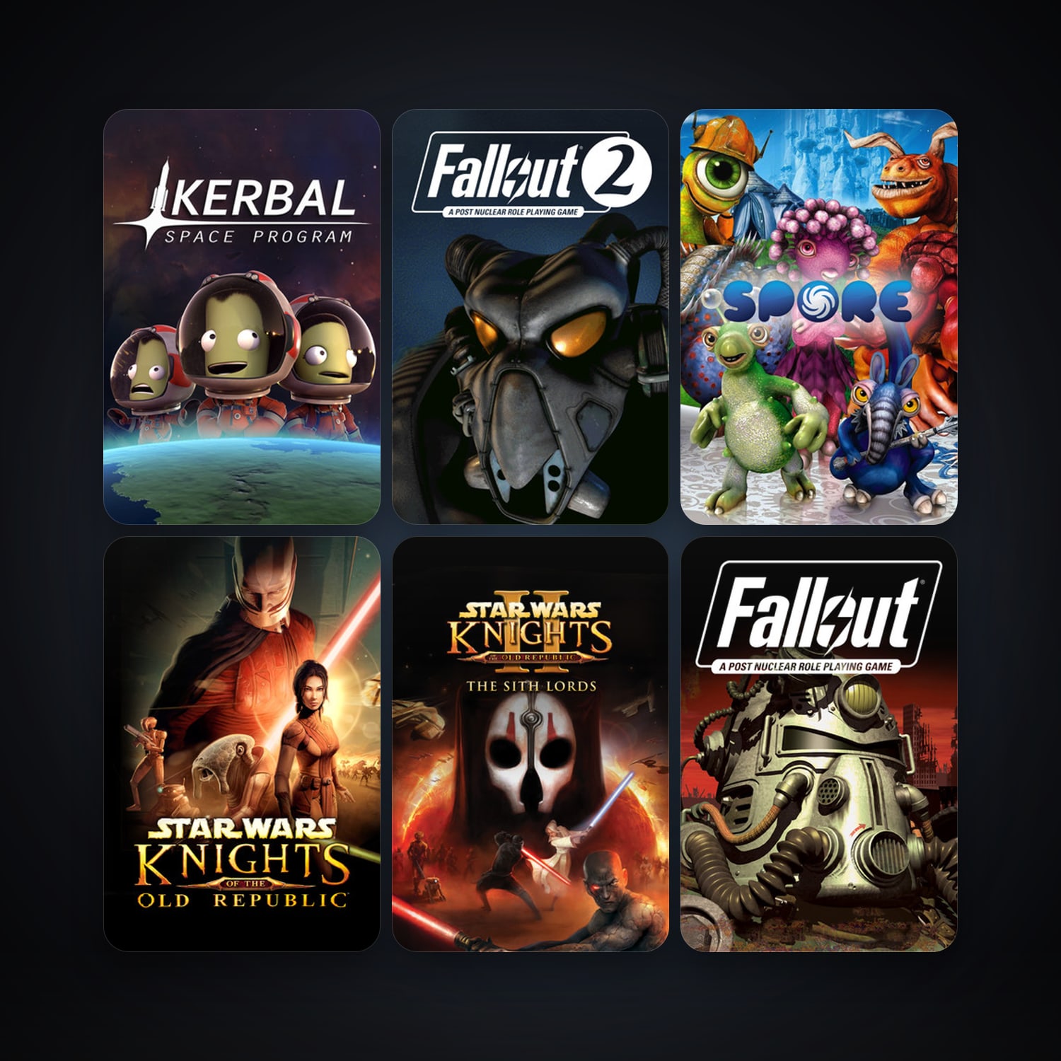 Star Wars: Battlefront 2 (Classic, 2005) + SPORE, 18 games, clean — HabibiAccounts