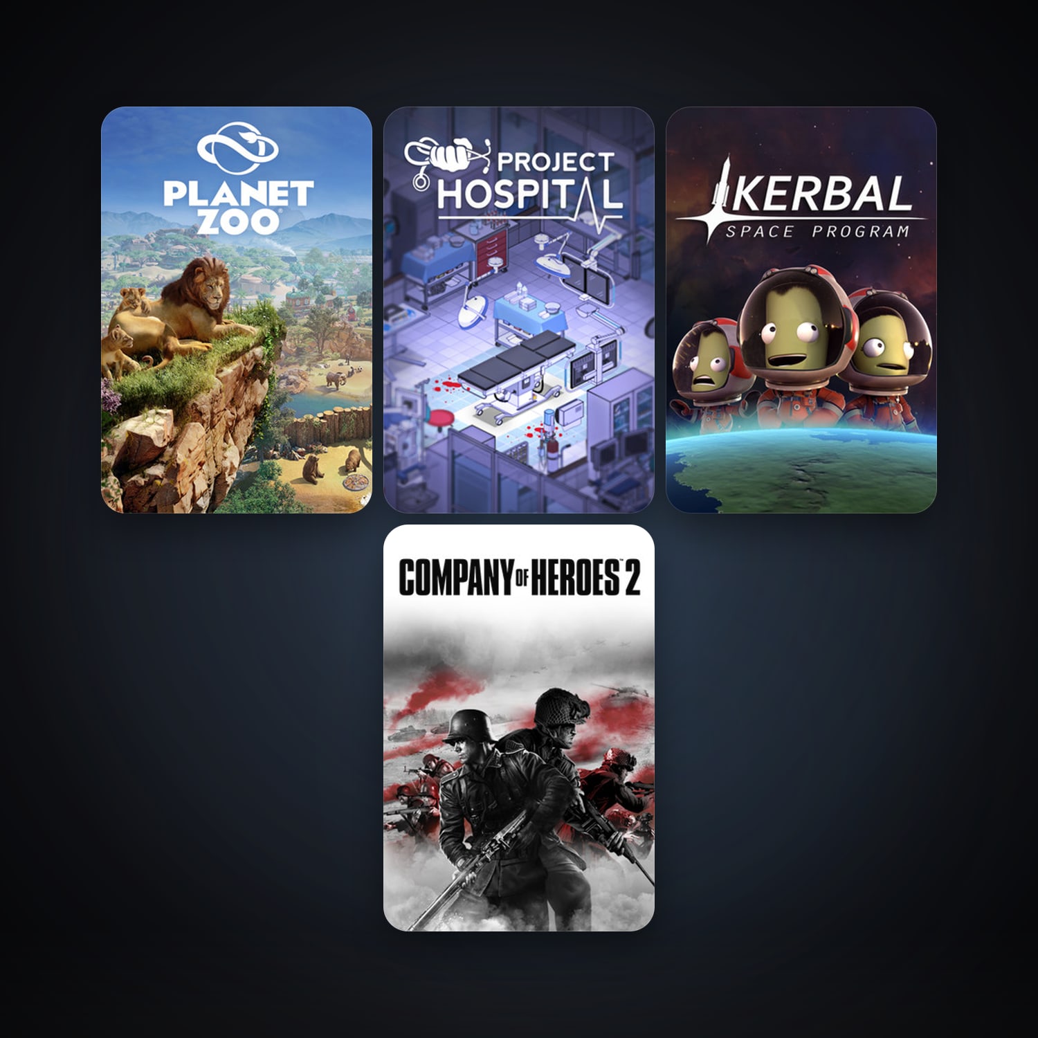 Kerbal Space Program + Company of Heroes 2, 4 games, clean — HabibiAccounts