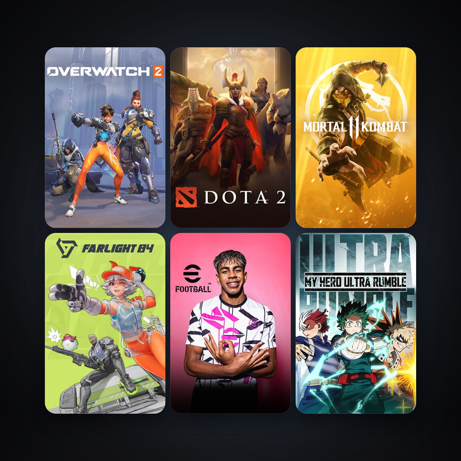 Dota 2 + Mortal Kombat 11, 29 games, clean — HabibiAccounts