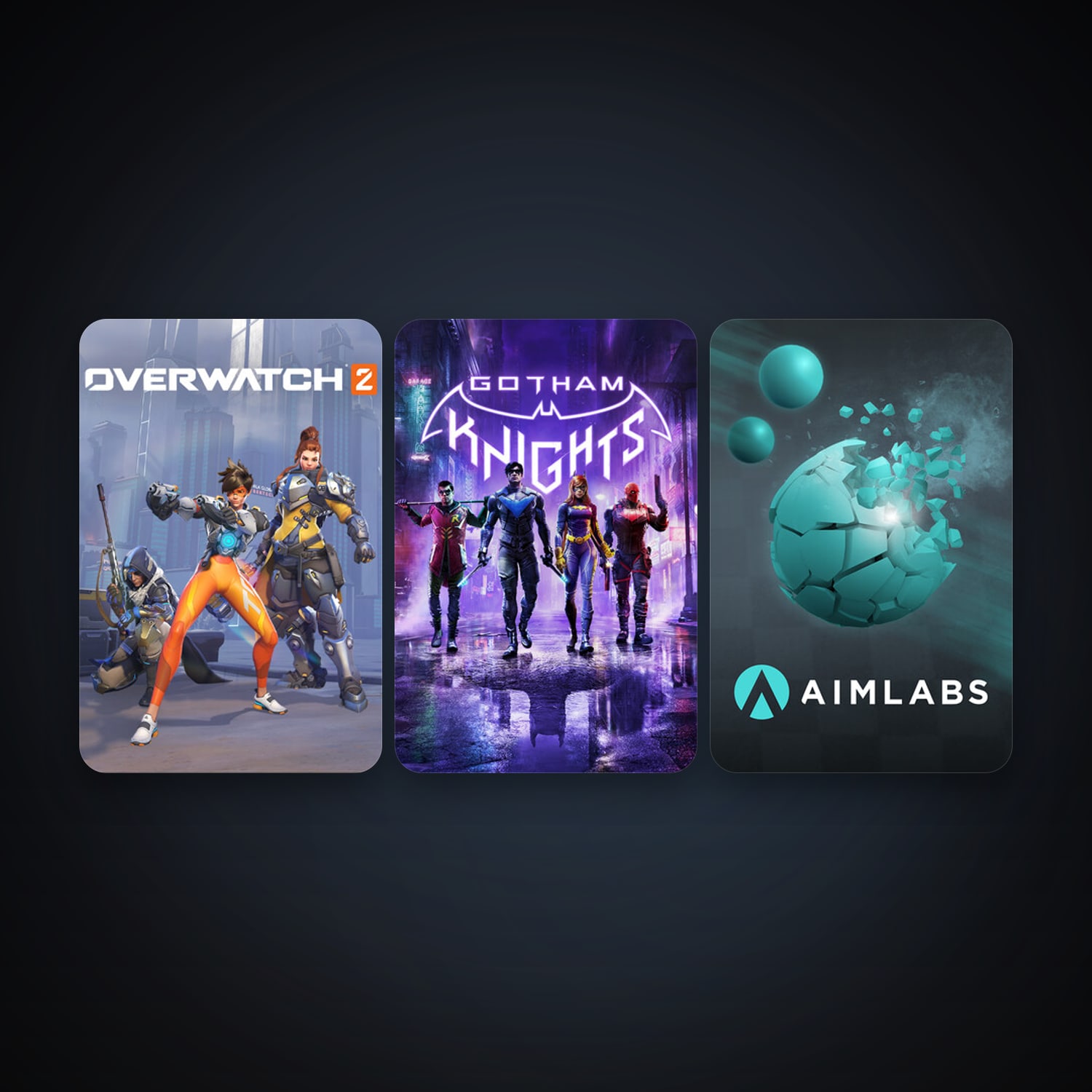 Aimlabs + Gotham Knights, 5 games, clean — HabibiAccounts