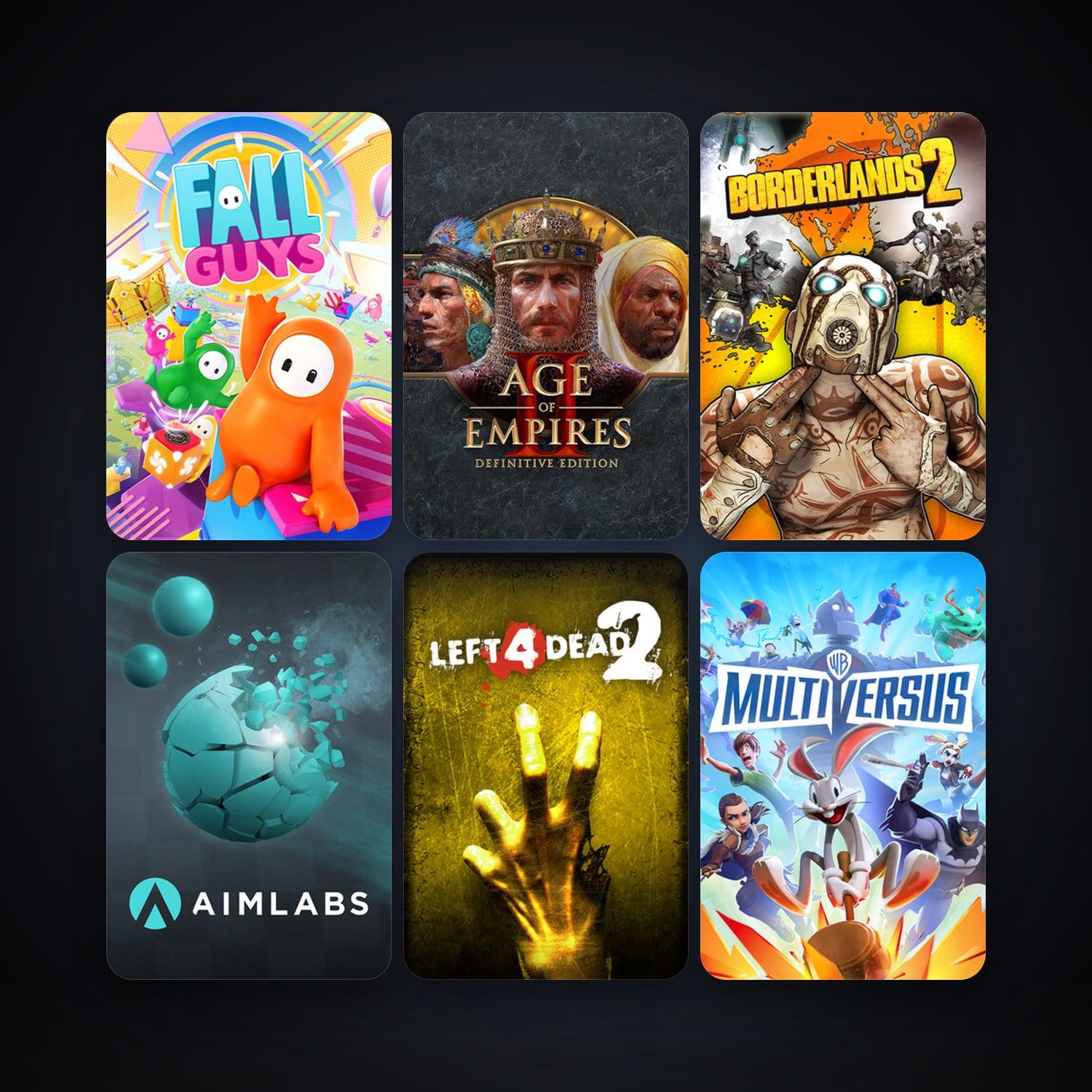 Left 4 Dead 2 + Borderlands 2, 11 games, clean — HabibiAccounts