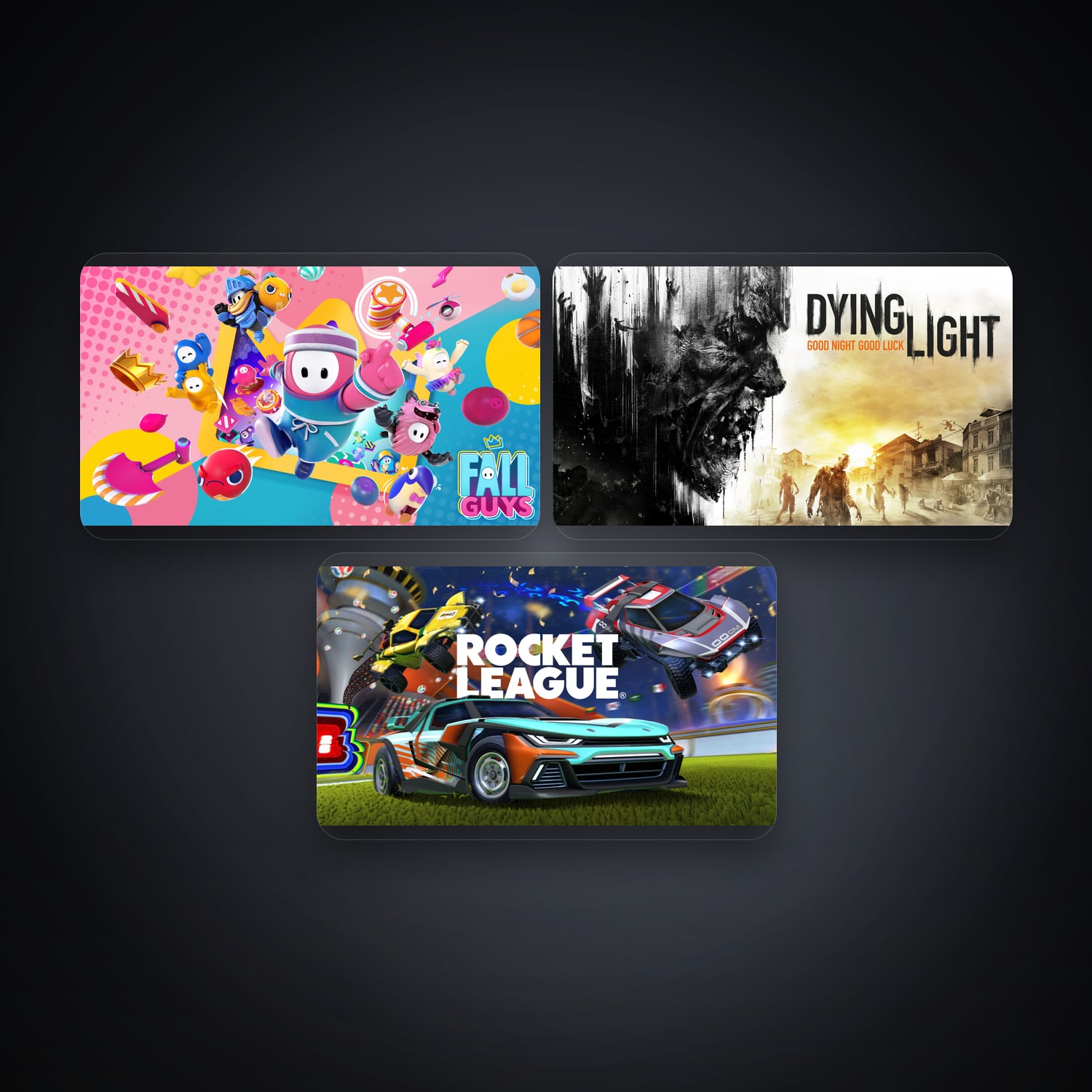 هالحساب إبك فيه Fall Guys وDying Light Enhanced Edition، PK، 3 ألعاب — HabibiAccounts