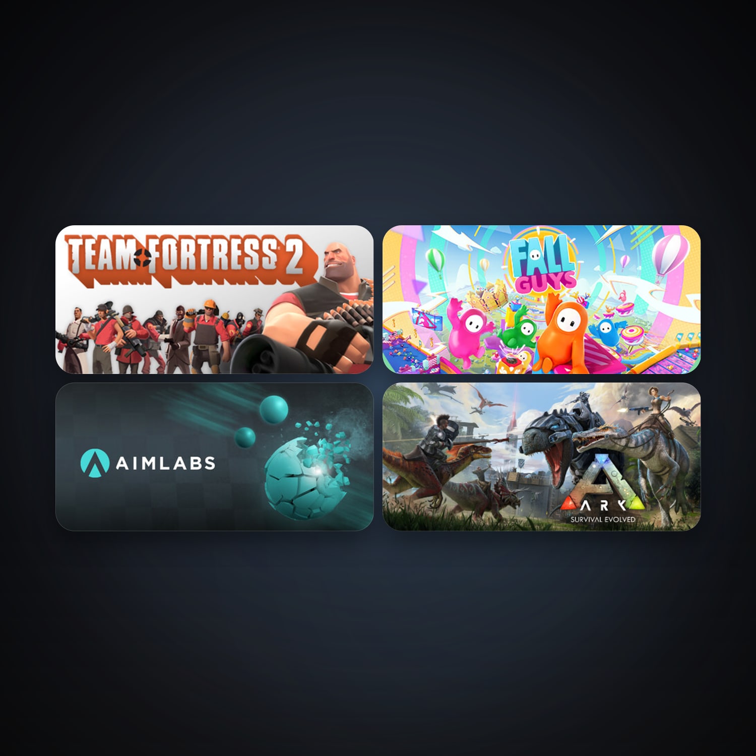 Team Fortress 2 + ARK: Survival Evolved, 5 games, clean — HabibiAccounts