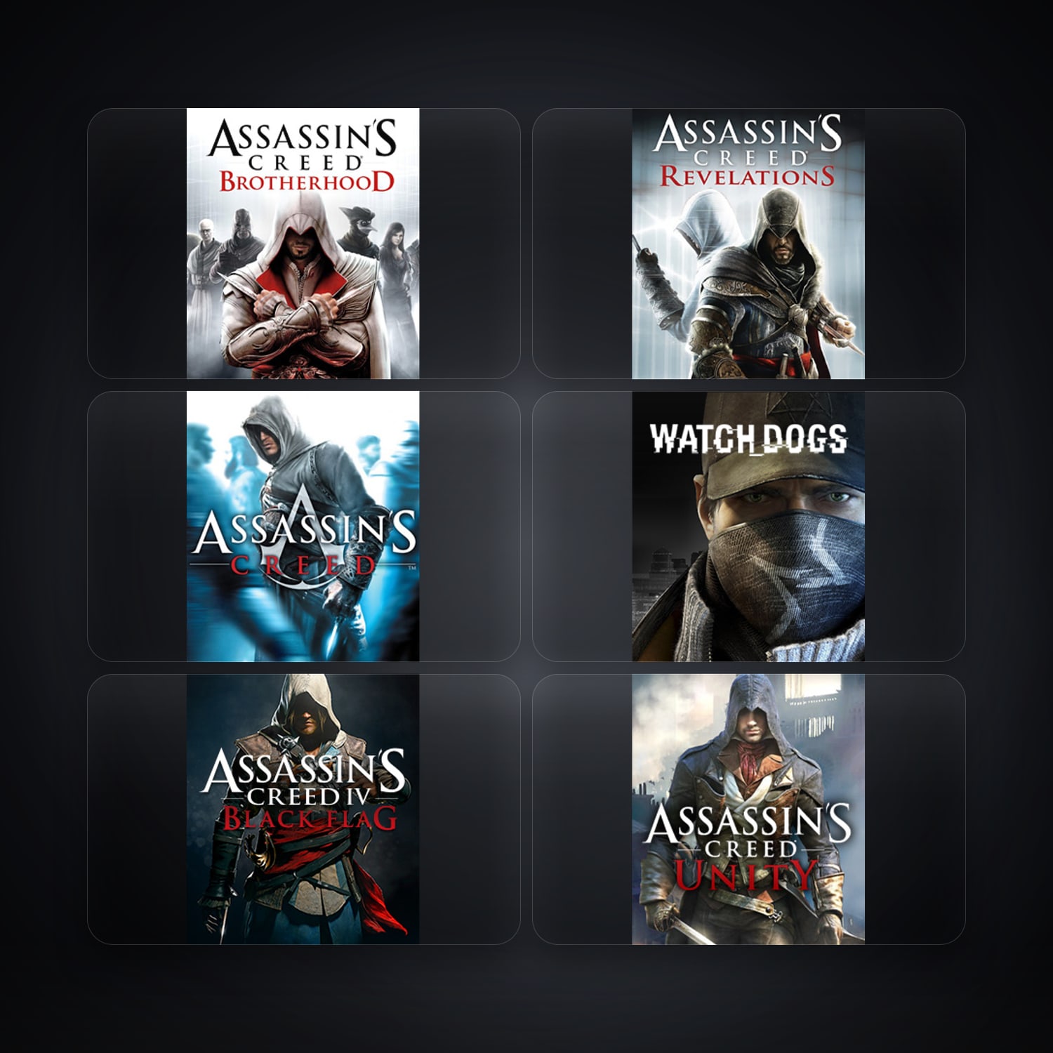 Assassin's Creed Brotherhood & Assassin's Creed Revelations | 12 Games — HabibiAccounts