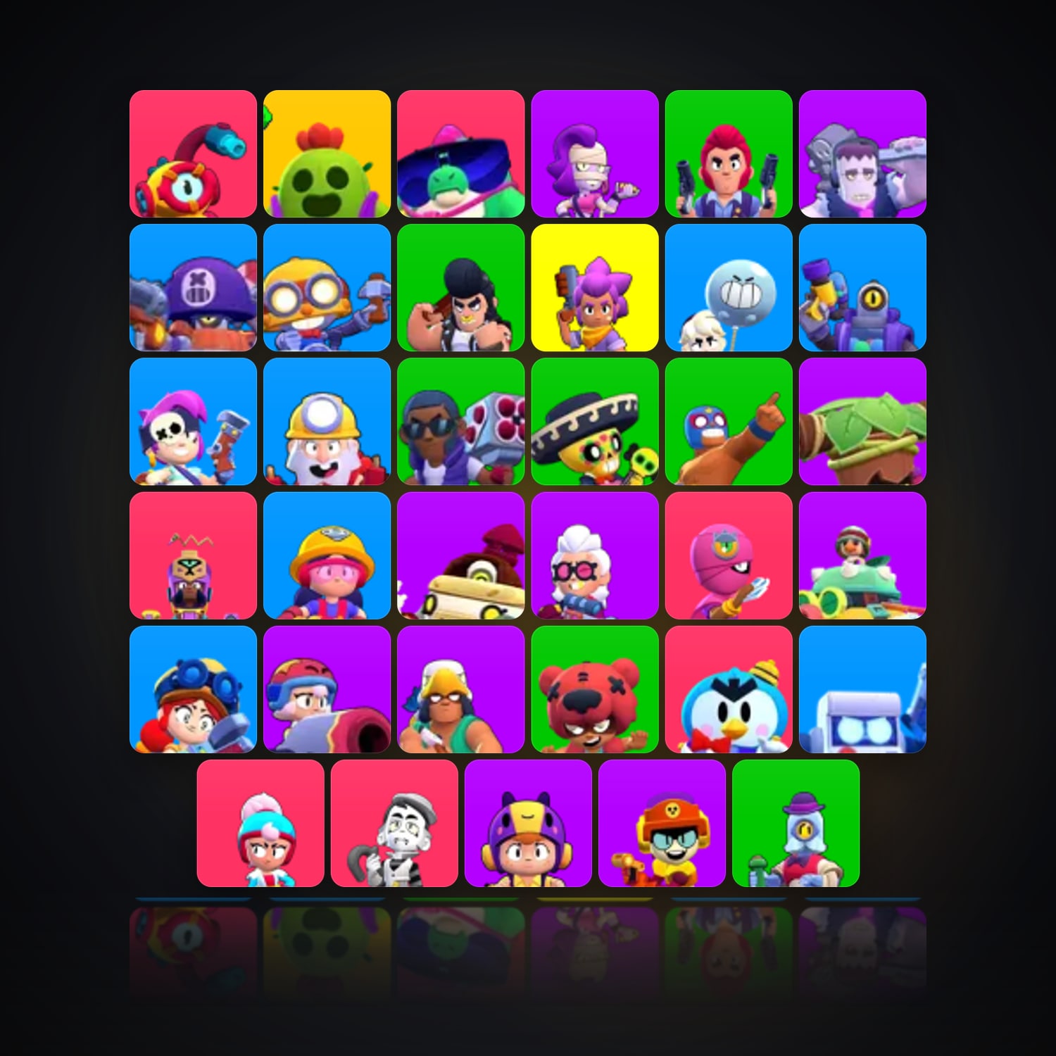 36 Brawlers | 5K Trophies — HabibiAccounts