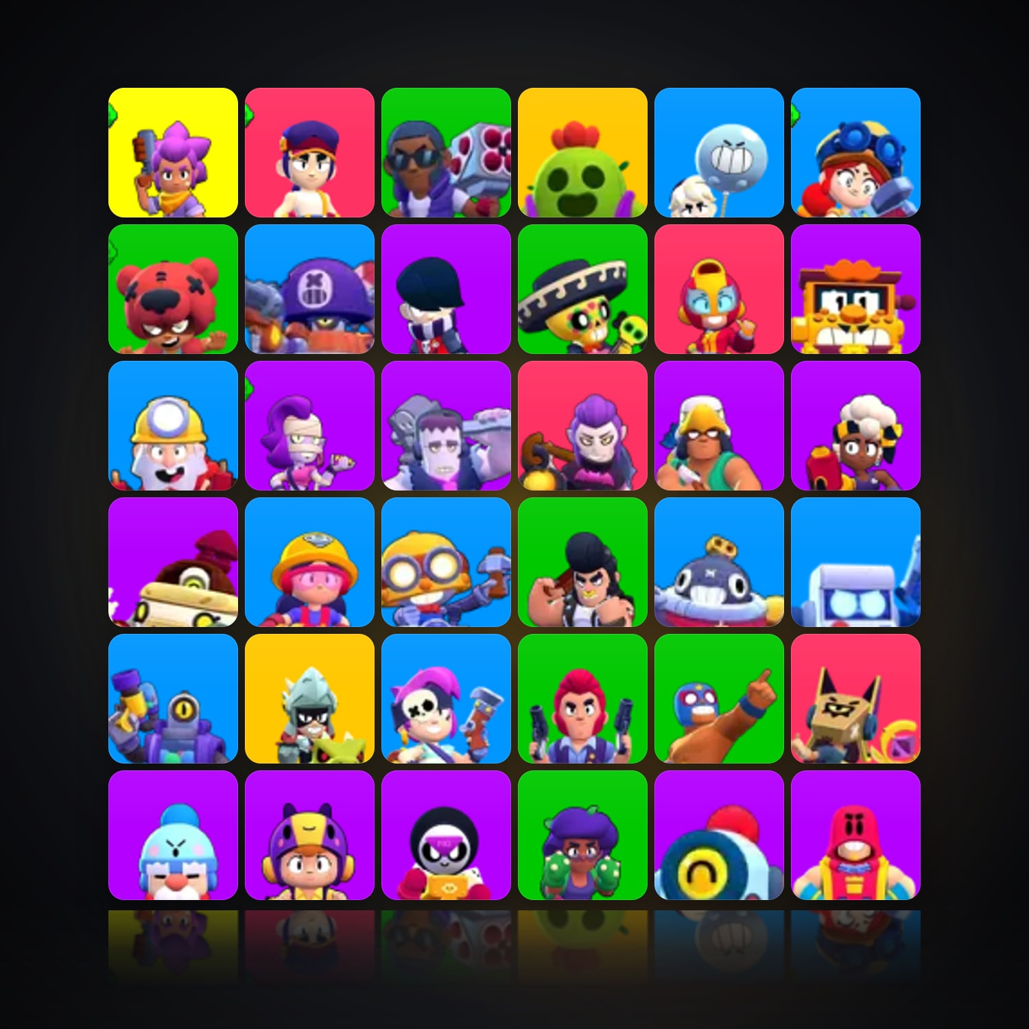 46 Brawlers | 3.6K Trophies — HabibiAccounts