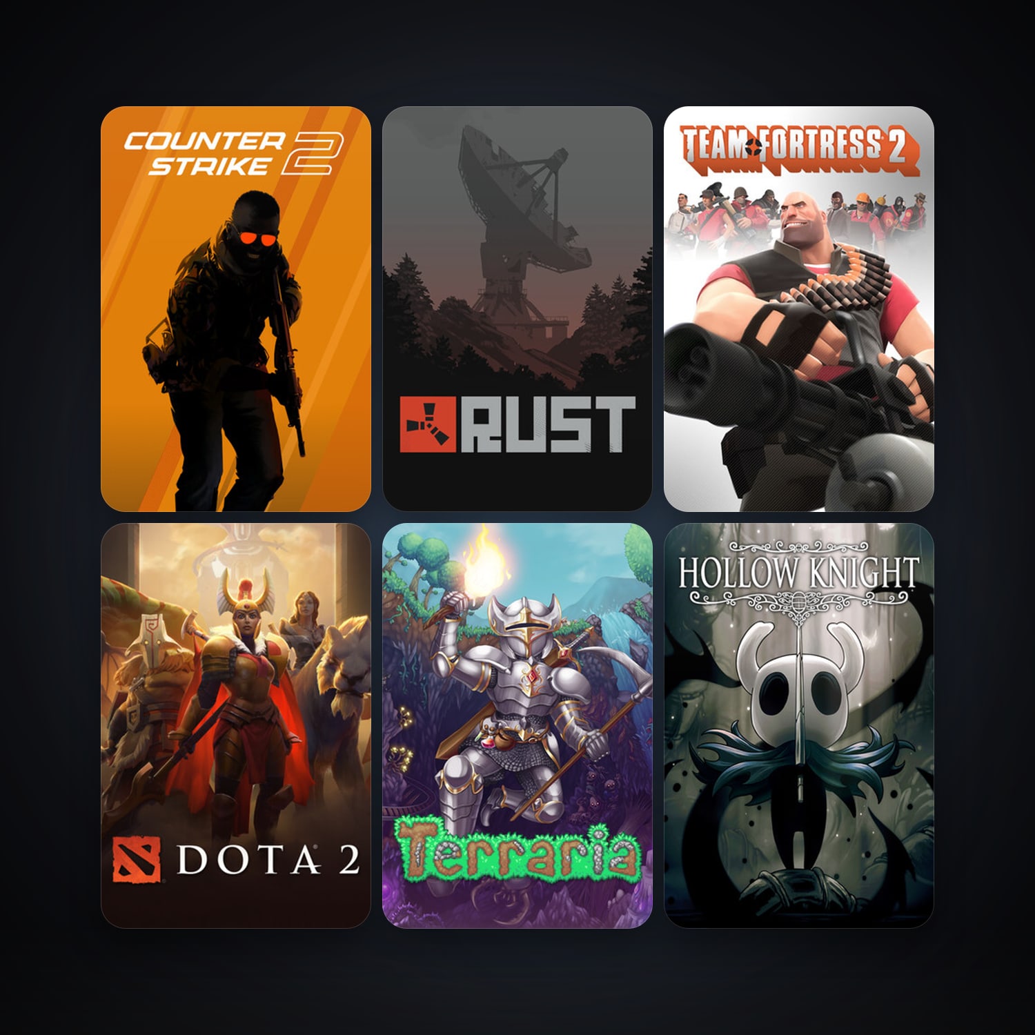 Counter-Strike + Team Fortress 2, 44 games, clean — HabibiAccounts