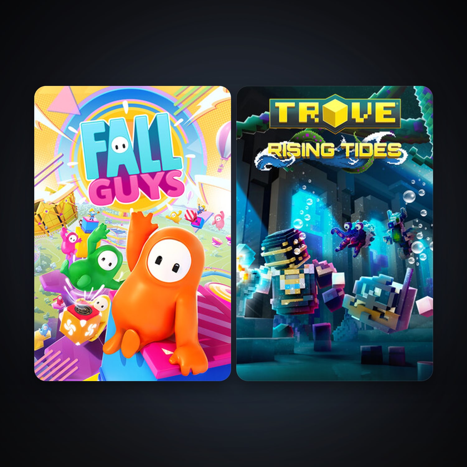 هالحساب ستيم فلين، Trove وFall Guys، 2 لعبة، صامد واضح — HabibiAccounts