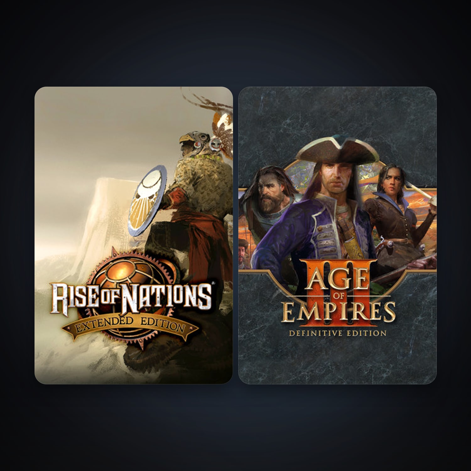 Rise of Nations: Extended Edition + Age of Empires III: Definitive Edition, 2 games, clean — HabibiAccounts