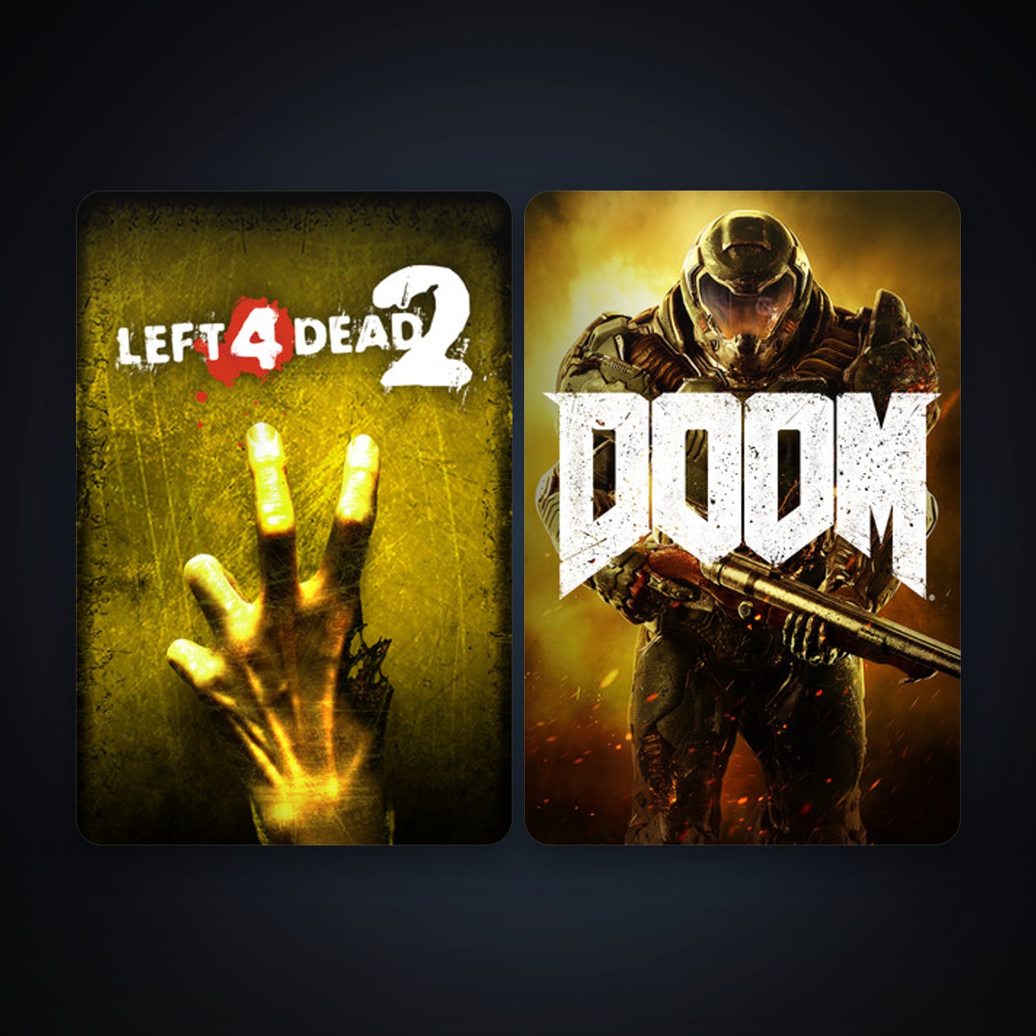 Left 4 Dead 2 & DOOM — HabibiAccounts
