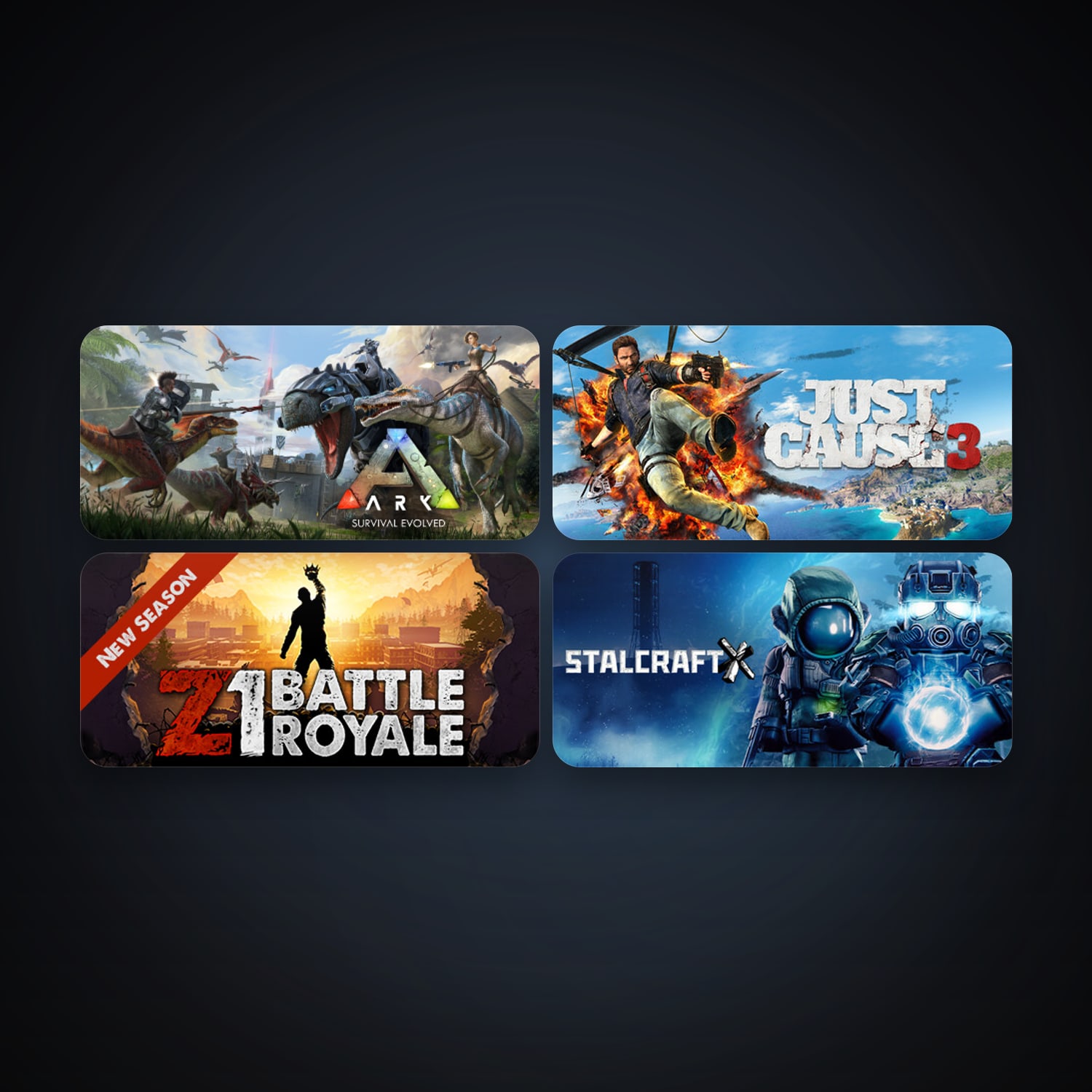 Just Cause 3 + ARK: Survival Evolved, 10 games, clean — HabibiAccounts