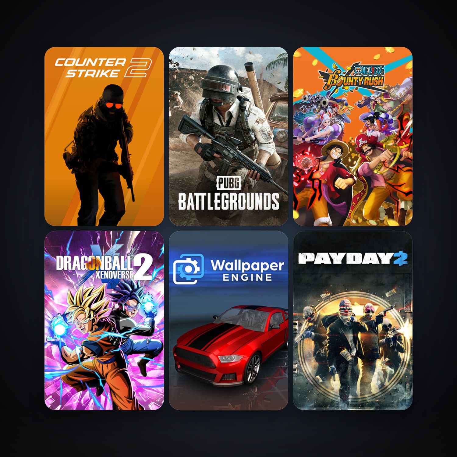 CS2 Prime + PAYDAY 2, 16 games, clean — HabibiAccounts