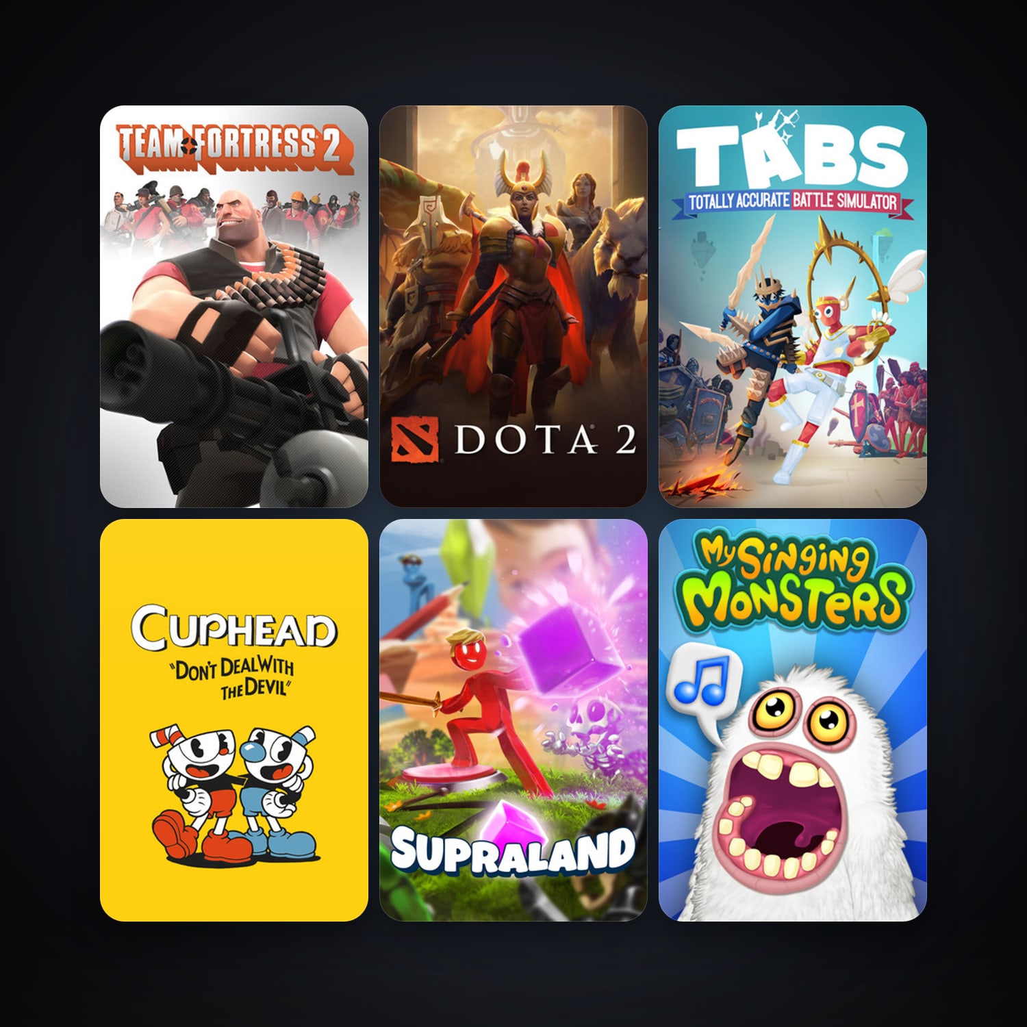 Team Fortress 2 + Dota 2, 18 games, clean — HabibiAccounts