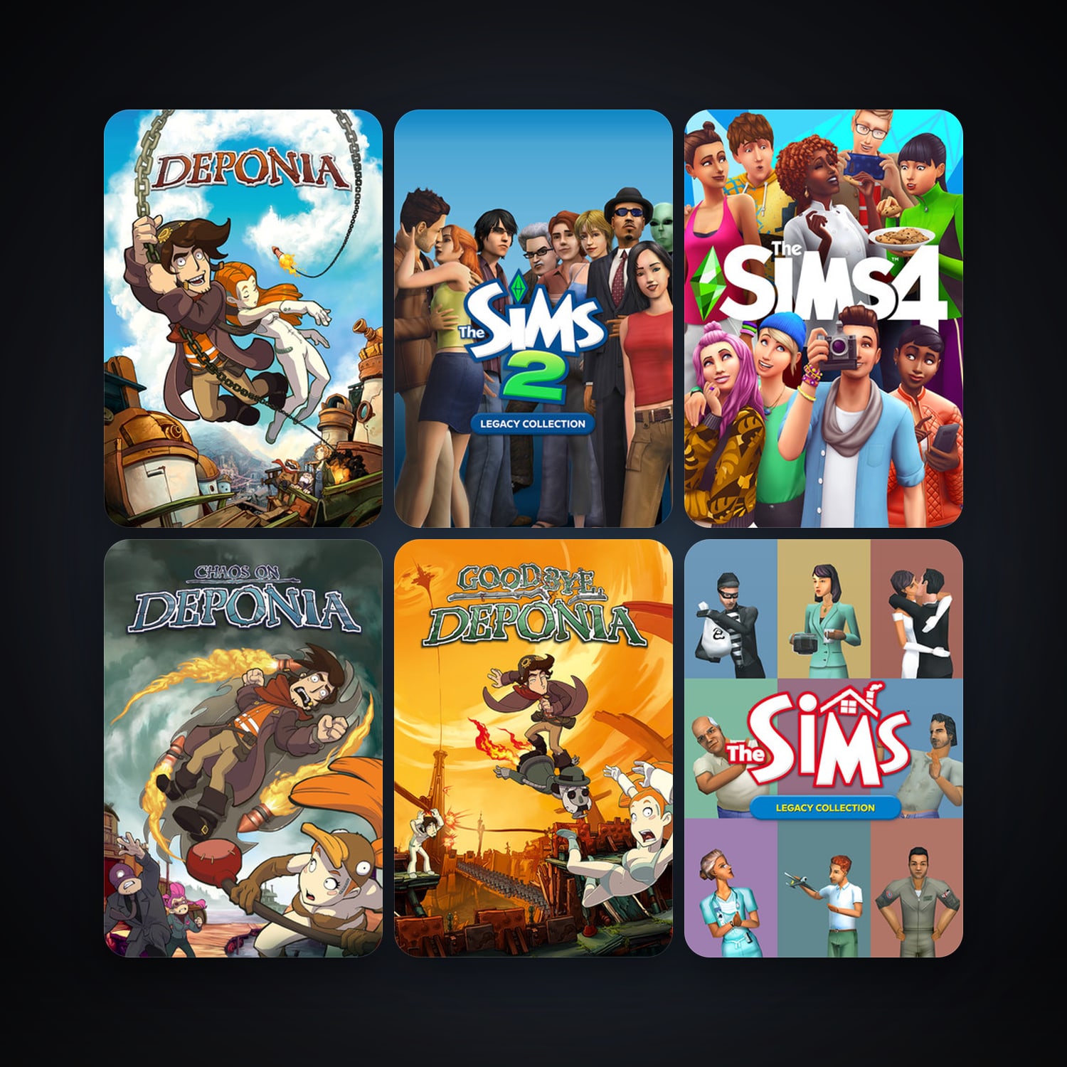 Deponia + Chaos on Deponia, 6 games, clean — HabibiAccounts