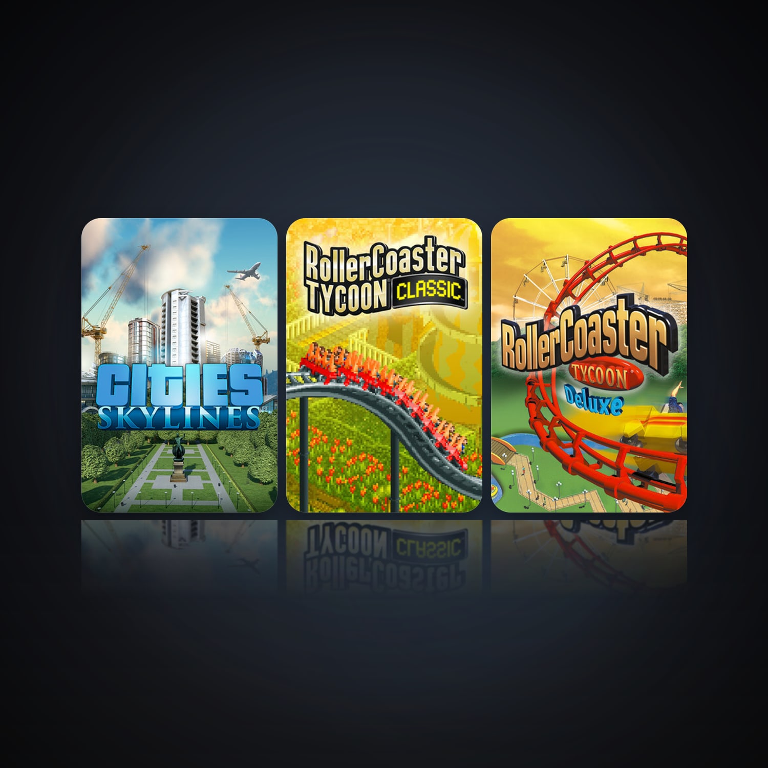Cities: Skylines & RollerCoaster Tycoon Classic — HabibiAccounts