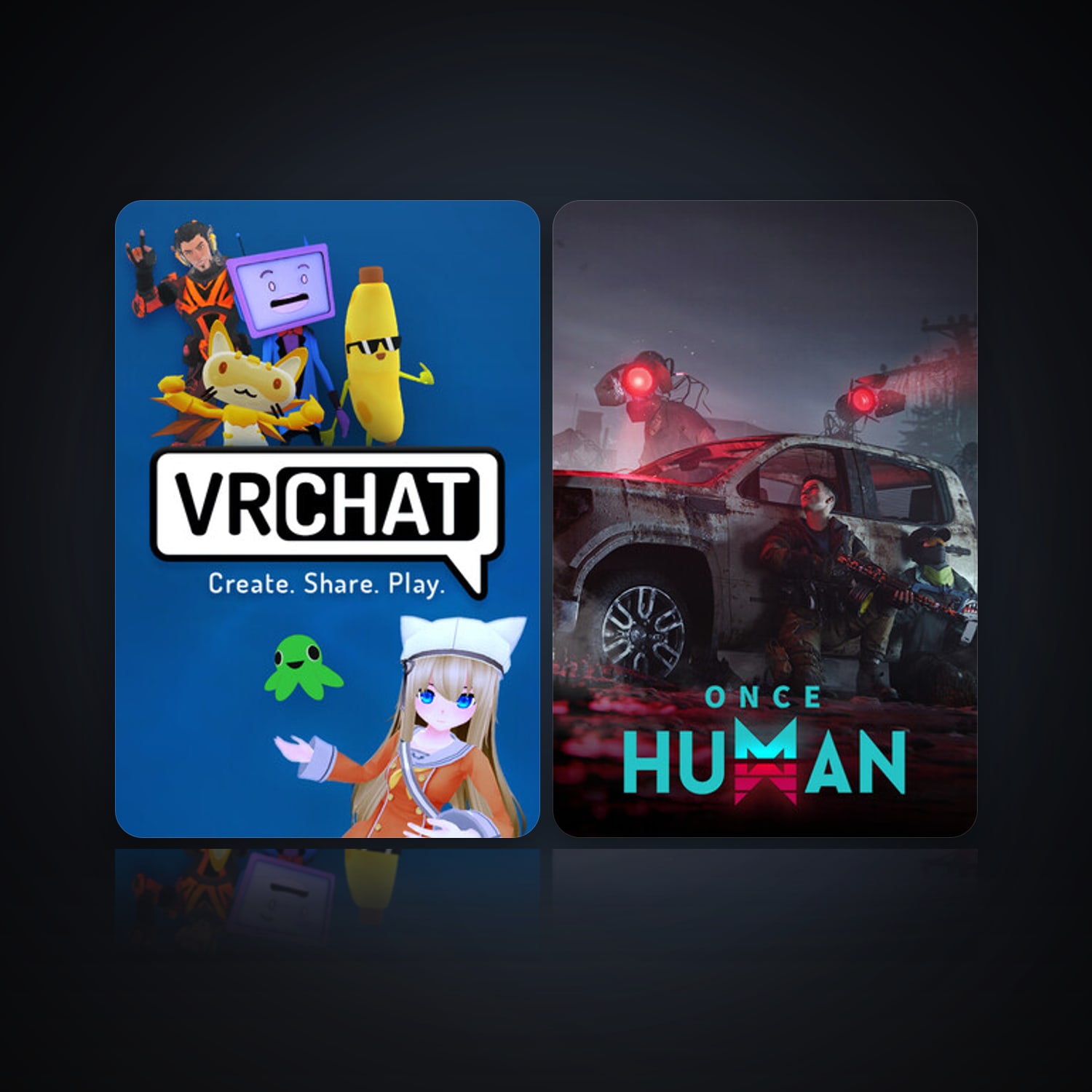 VRChat & Once Human — HabibiAccounts