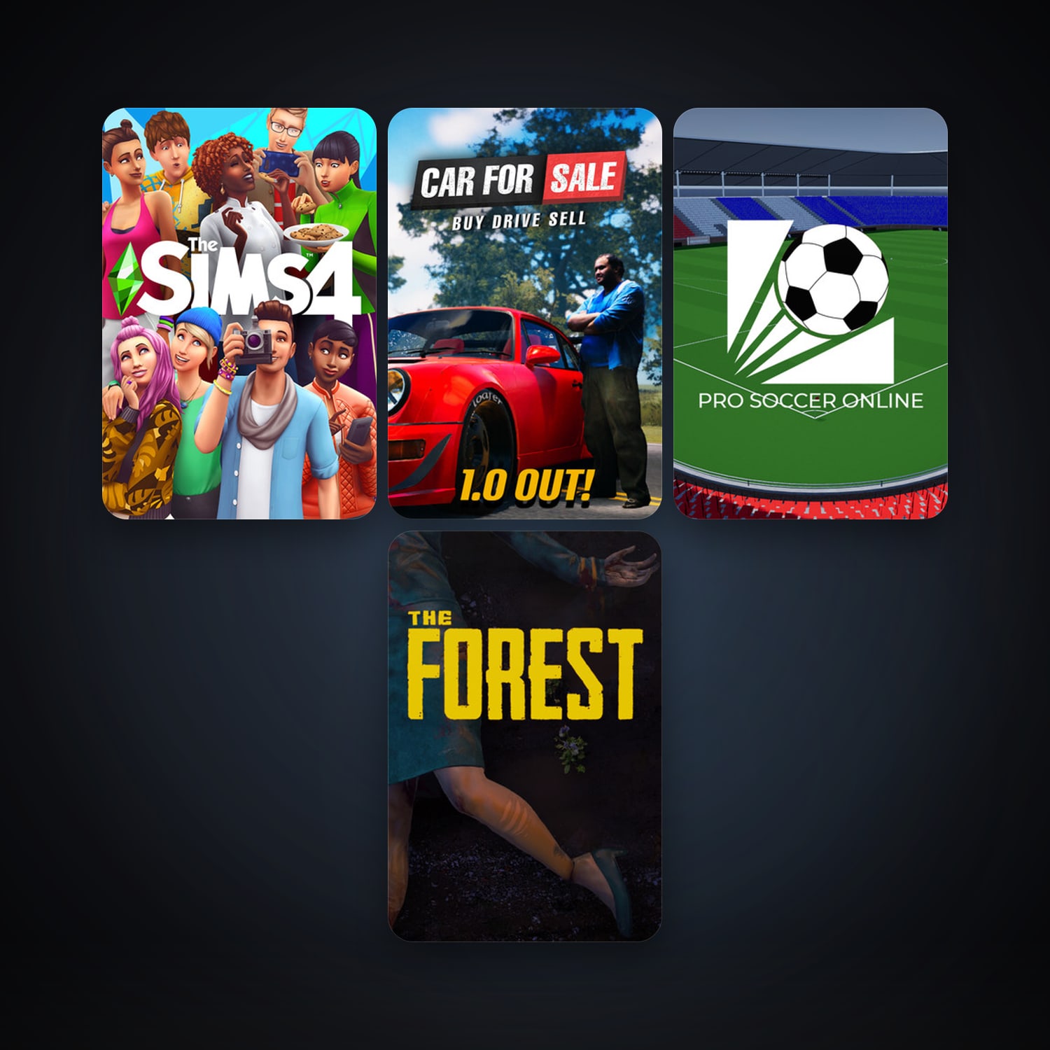 The Forest + Unturned, 7 games, clean — HabibiAccounts
