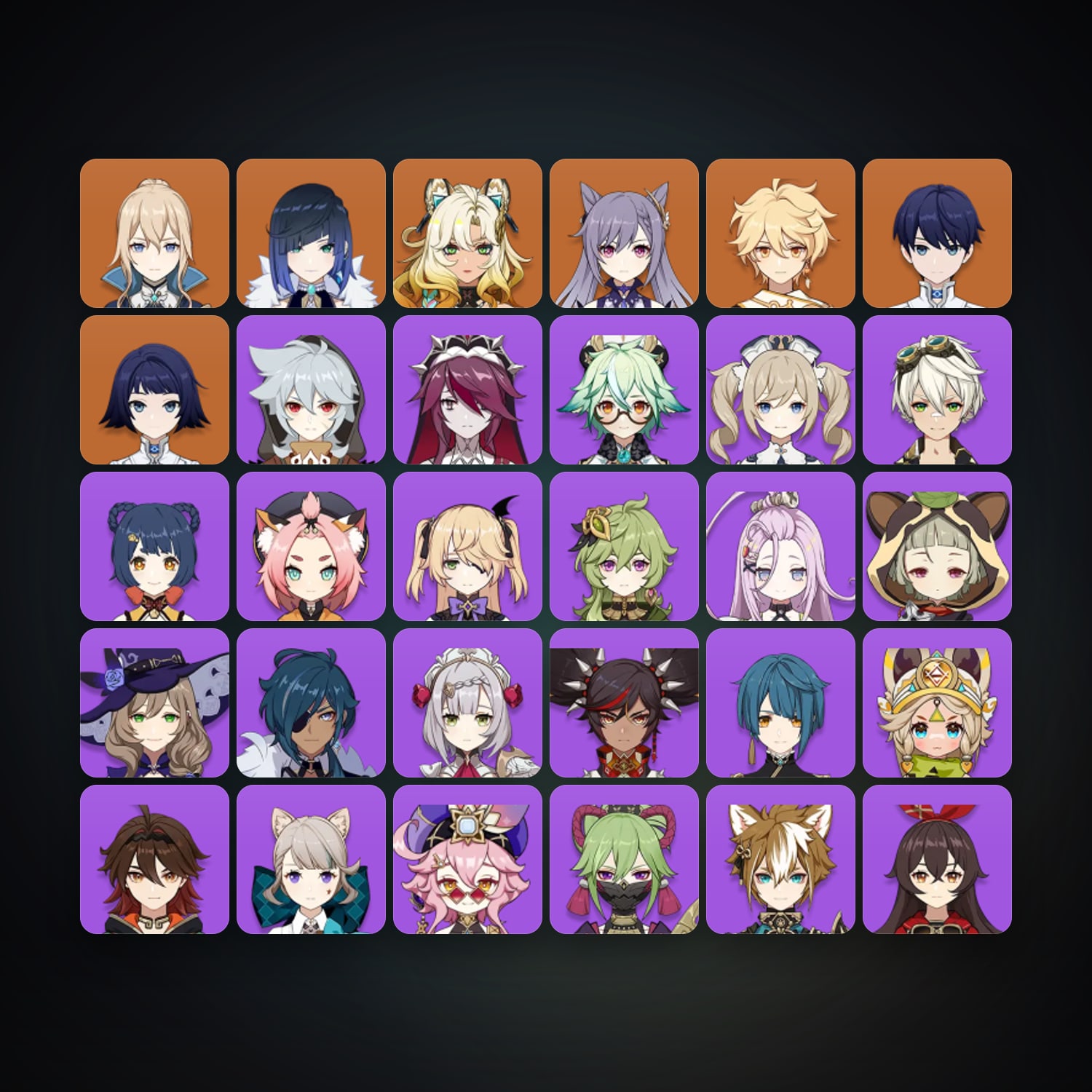Genshin Impact | AR 51 | 30 Chars | 4× 5★ — Genshin / miHoYo Account — HabibiAccounts