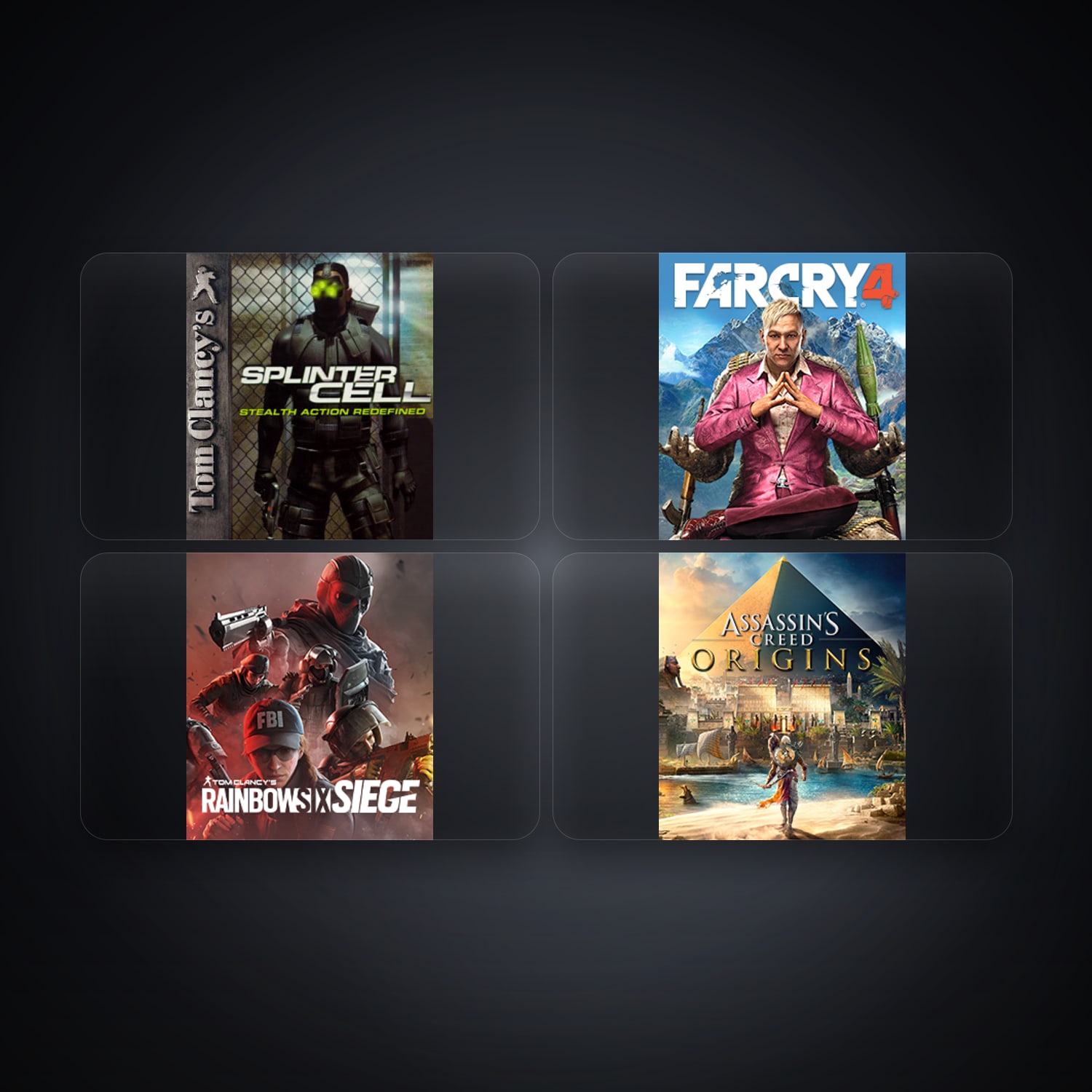 Ubisoft Tom Clancy's Splinter Cell + Far Cry 4 — DE — 5 games — HabibiAccounts
