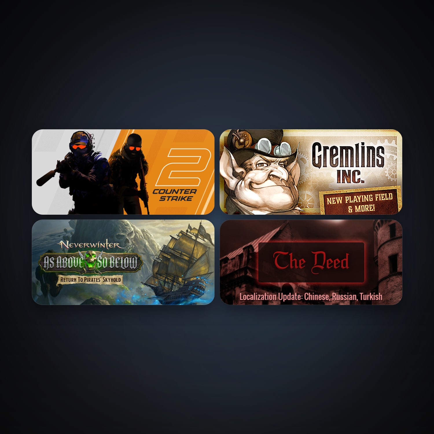 CS2 Prime + Neverwinter, 8 games, clean — HabibiAccounts