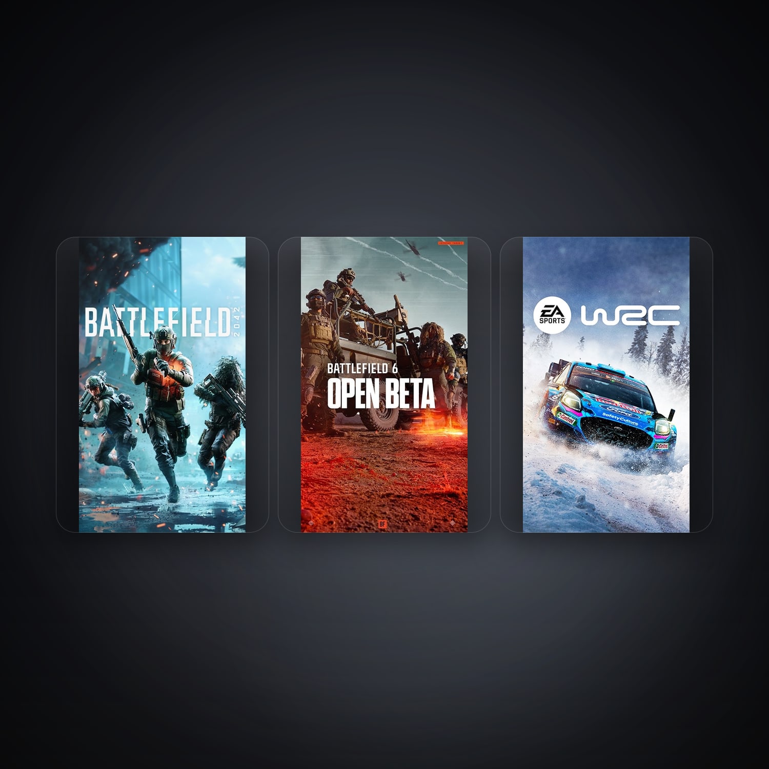 EA Battlefield 2042 + Battlefield 6 Open Beta — ES — 3 games — HabibiAccounts