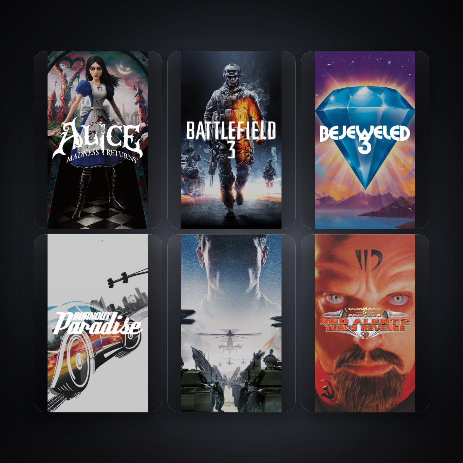 EA account — Alice: Madness Returns + Battlefield 3 — NL — 28 games — HabibiAccounts