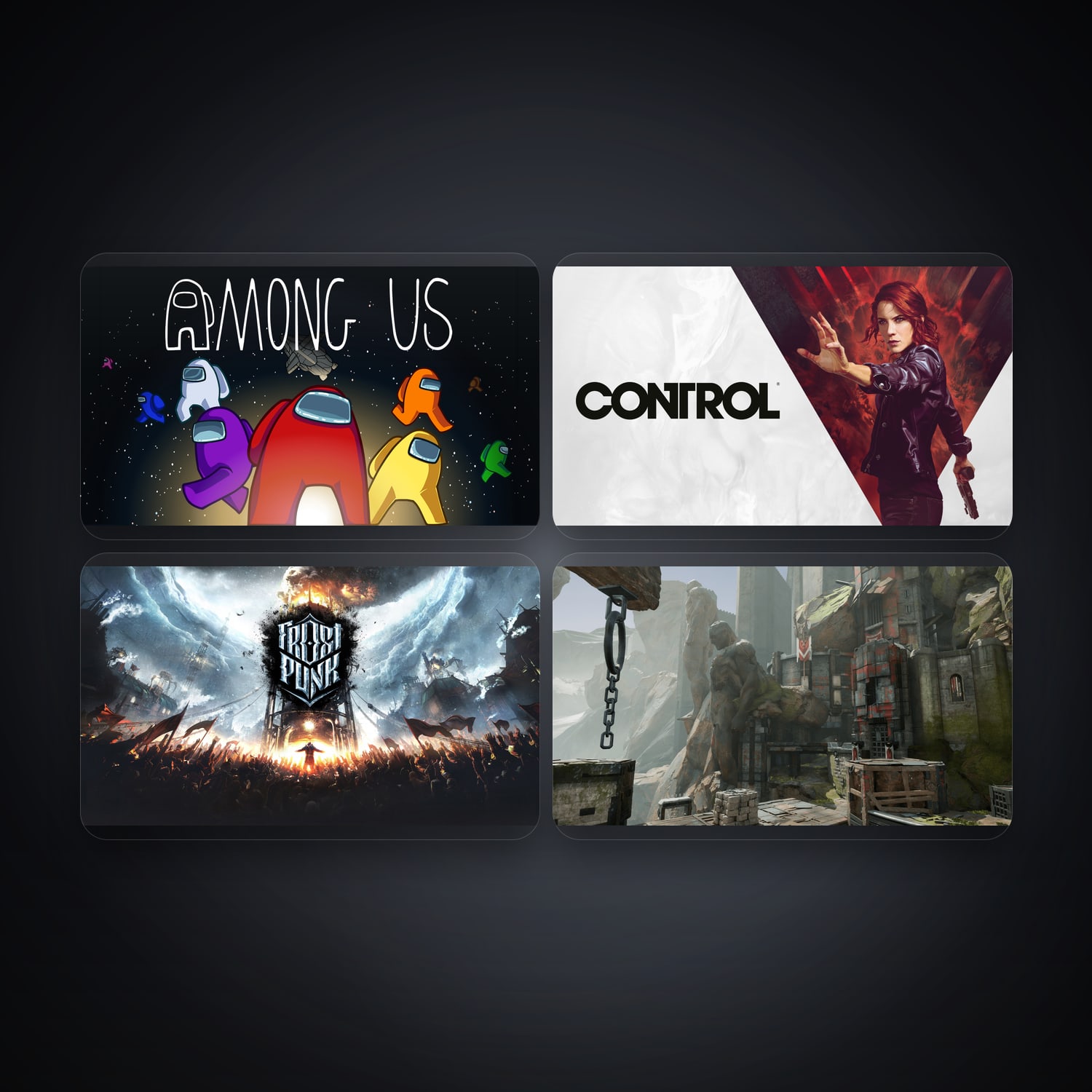 Epic Among Us + Control — UY — 4 games — HabibiAccounts