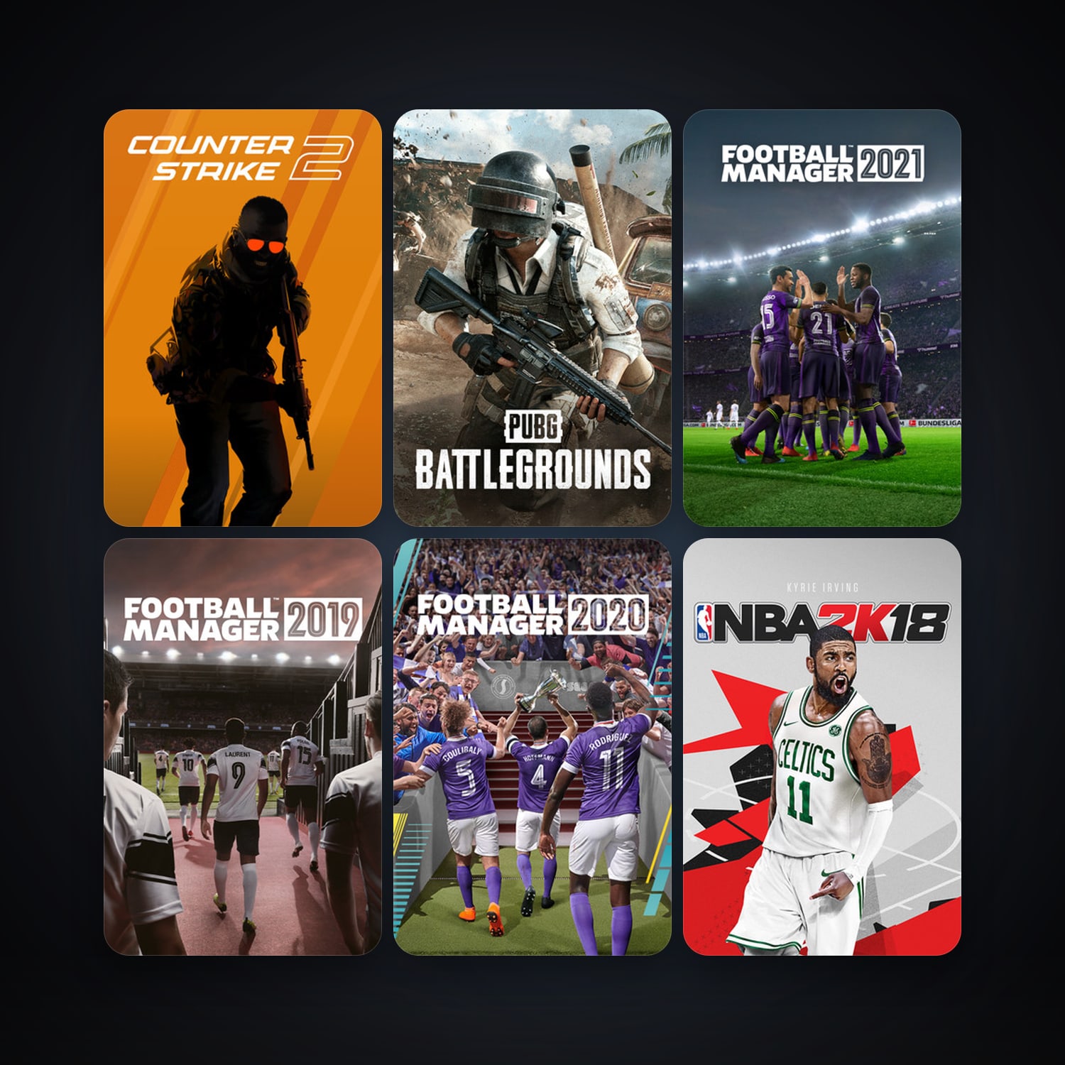 Football Manager 2021 & Football Manager 2019 | 23 Games | Has VAC — HabibiAccounts