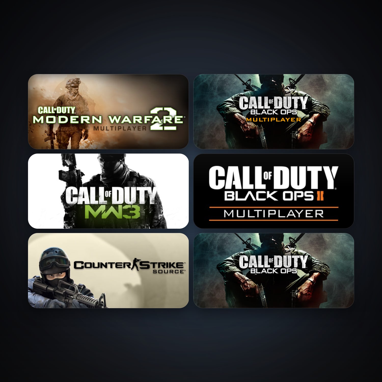 Half-Life 2 + Counter-Strike: Source, 19 games, Steam 10, clean — HabibiAccounts
