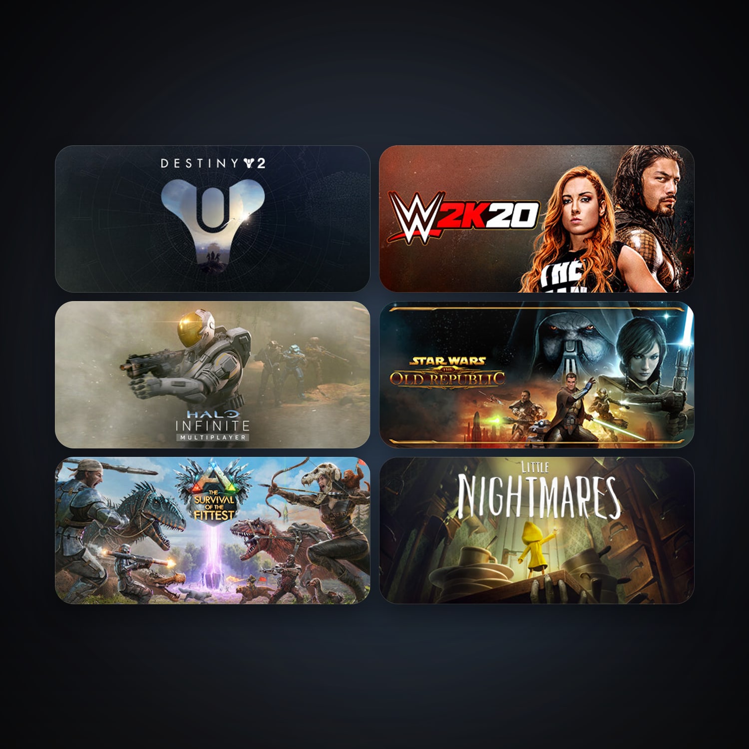 ARK: The Survival Of The Fittest + Little Nightmares, 10 games, clean — HabibiAccounts