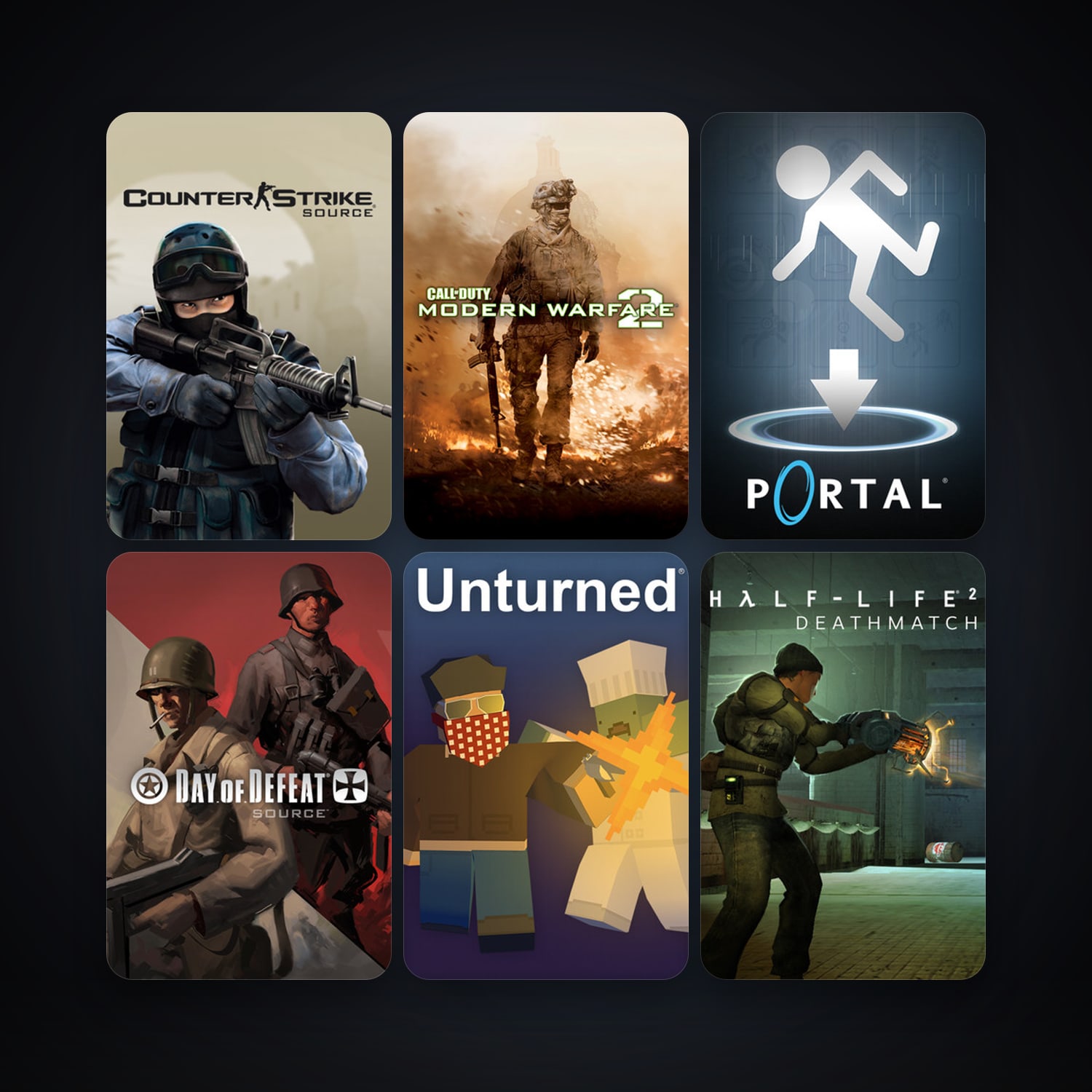 حساب ستيم فلين، Counter-Strike: Source وDay of Defeat: Source، 7 لعبة، صامد واضح — HabibiAccounts