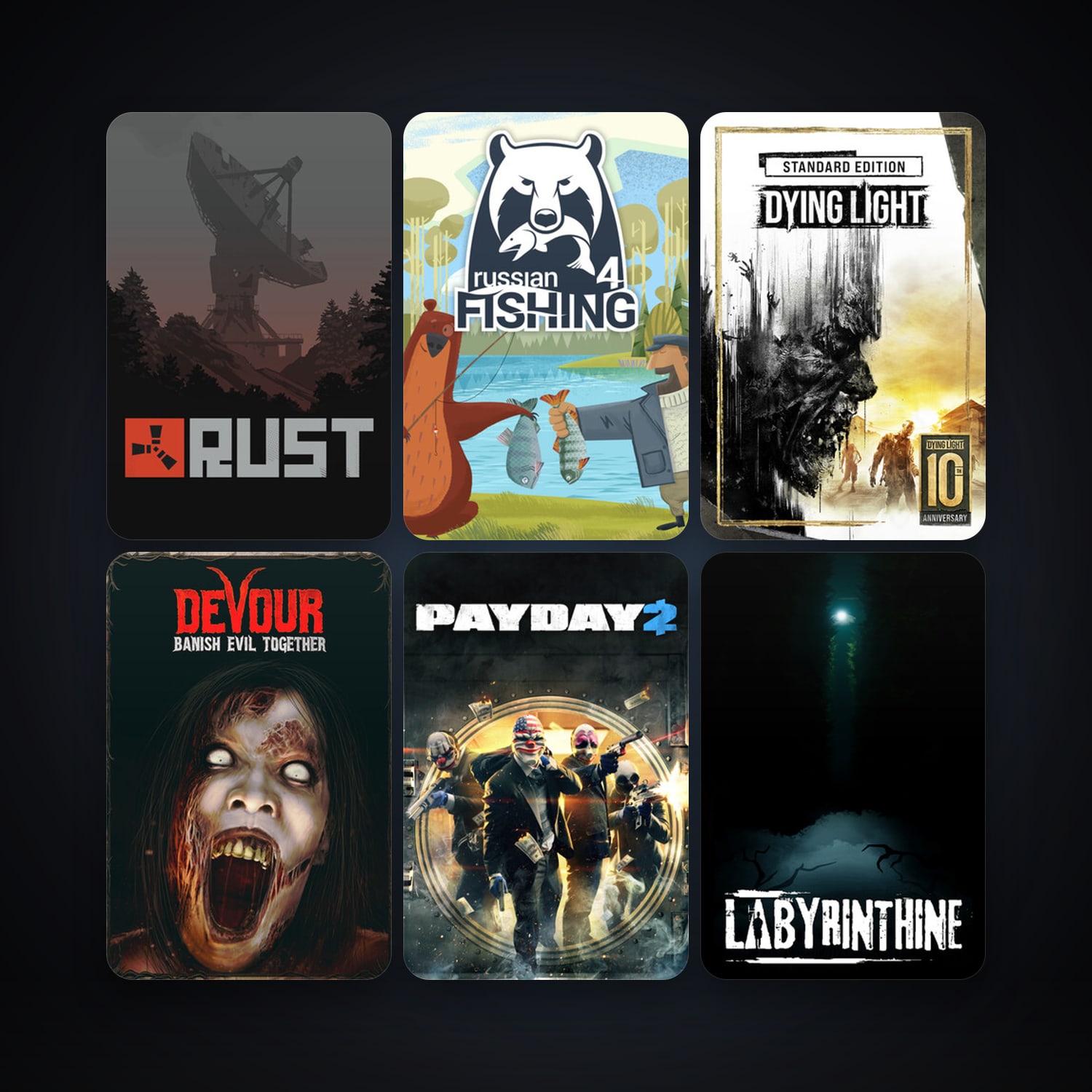 Free CS2 (No Prime) + PAYDAY 2, 15 games, clean — HabibiAccounts