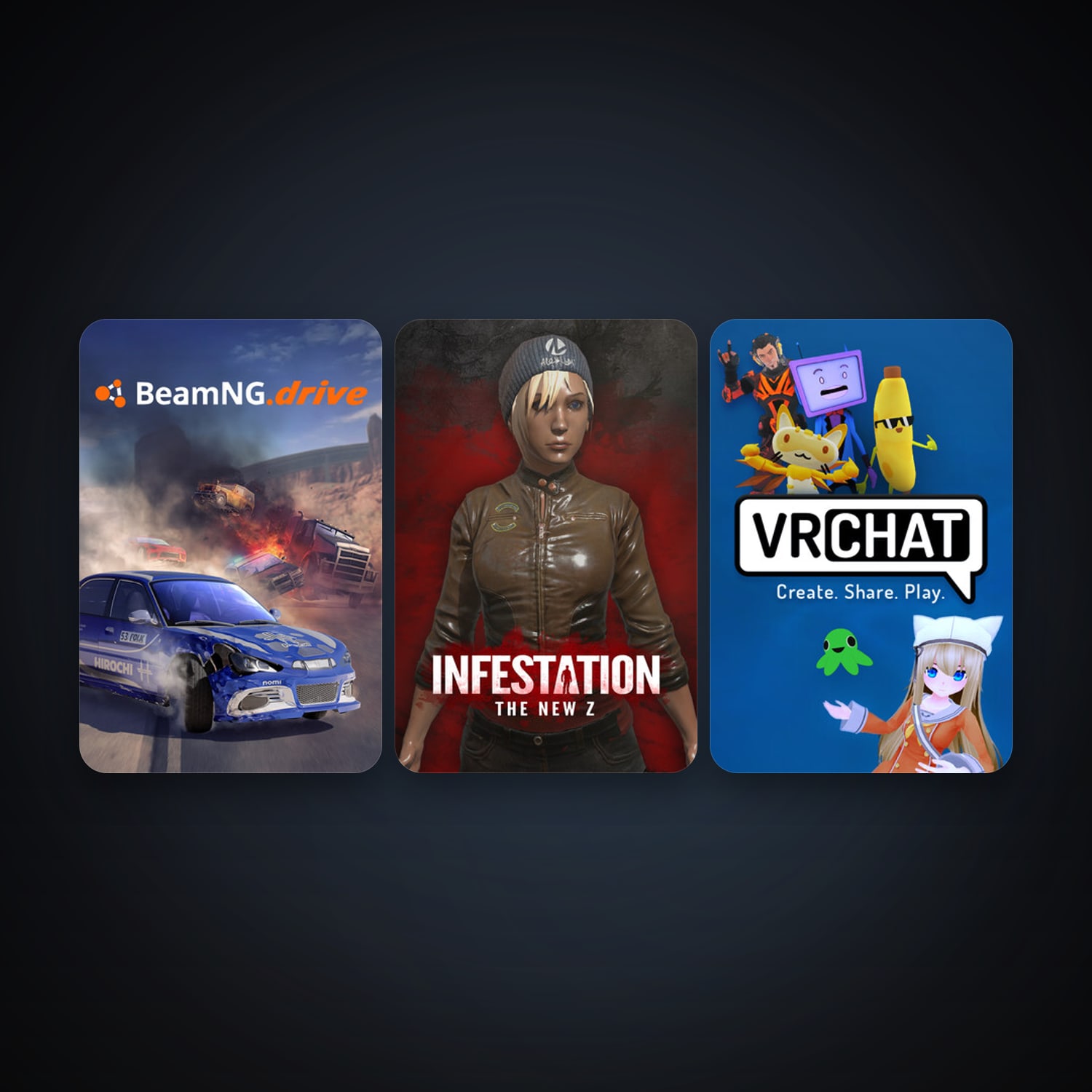 Free CS2 (No Prime) + BeamNG.drive, 10 games, clean — HabibiAccounts