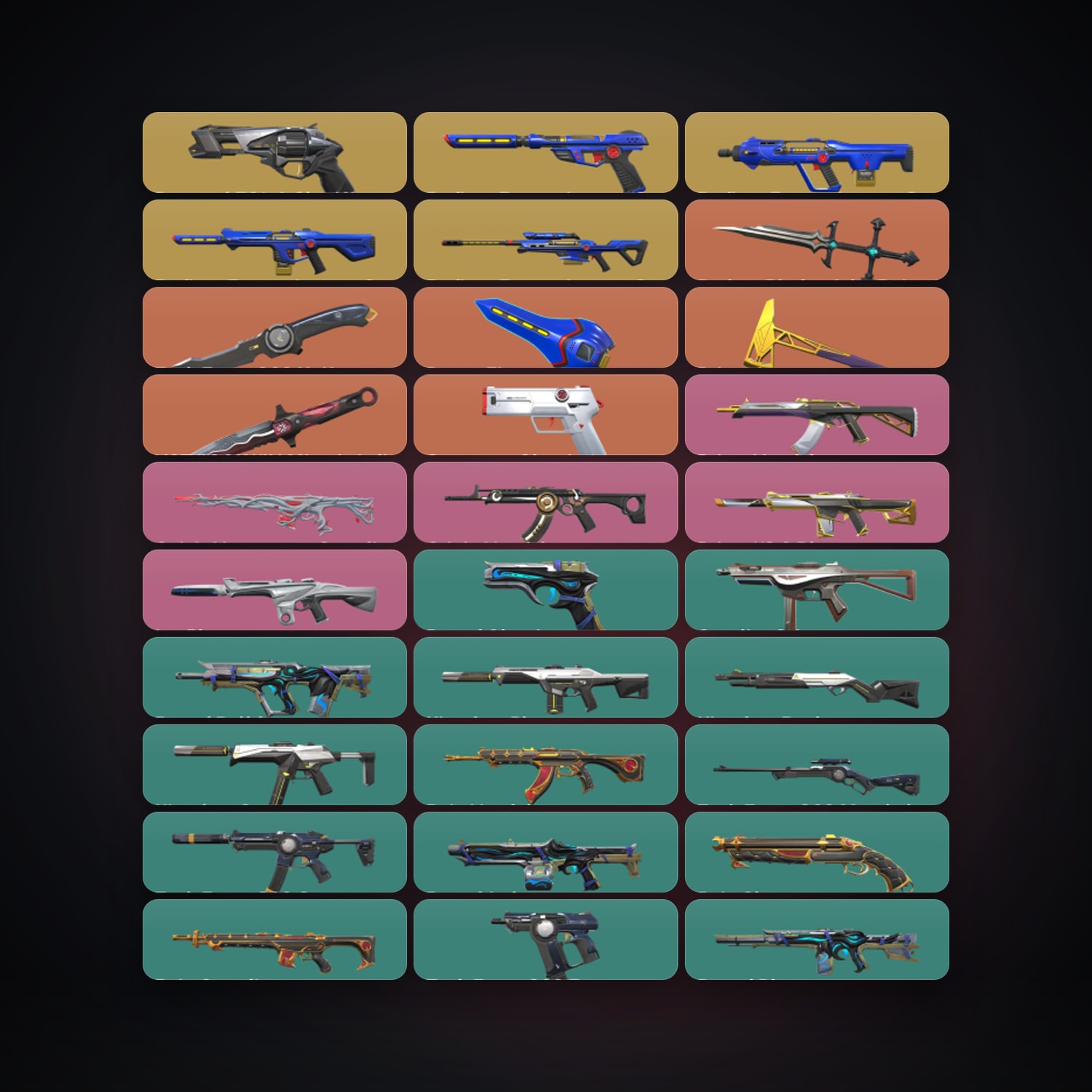 NA Gold 2 locker — 5 knives, 87 skins, lvl 253 — HabibiAccounts